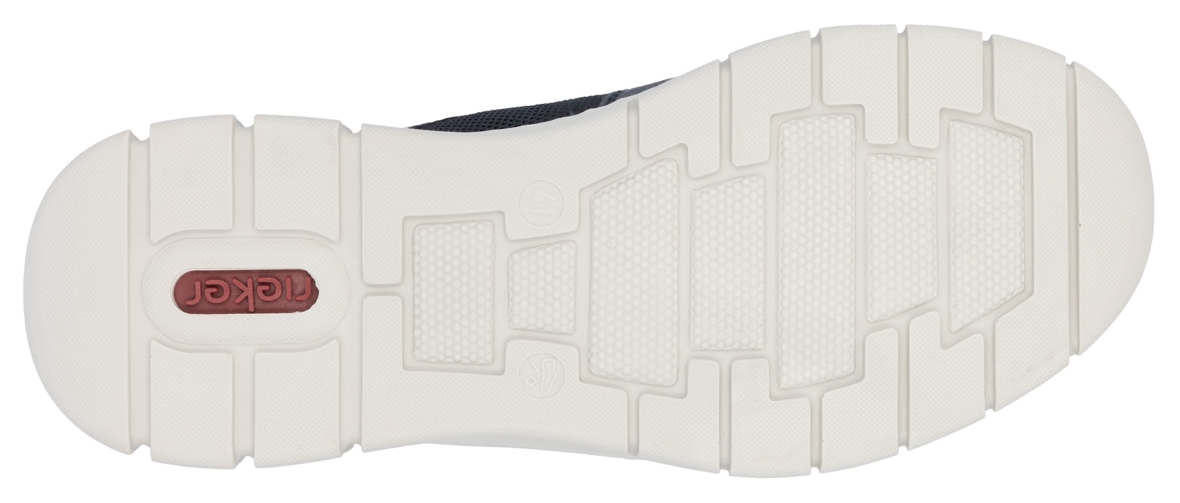 Rieker Slip-On Sneaker, Schlupfschuh, Halbschuh, Freizeitschuh mit Gummizug, zum Schlupfen