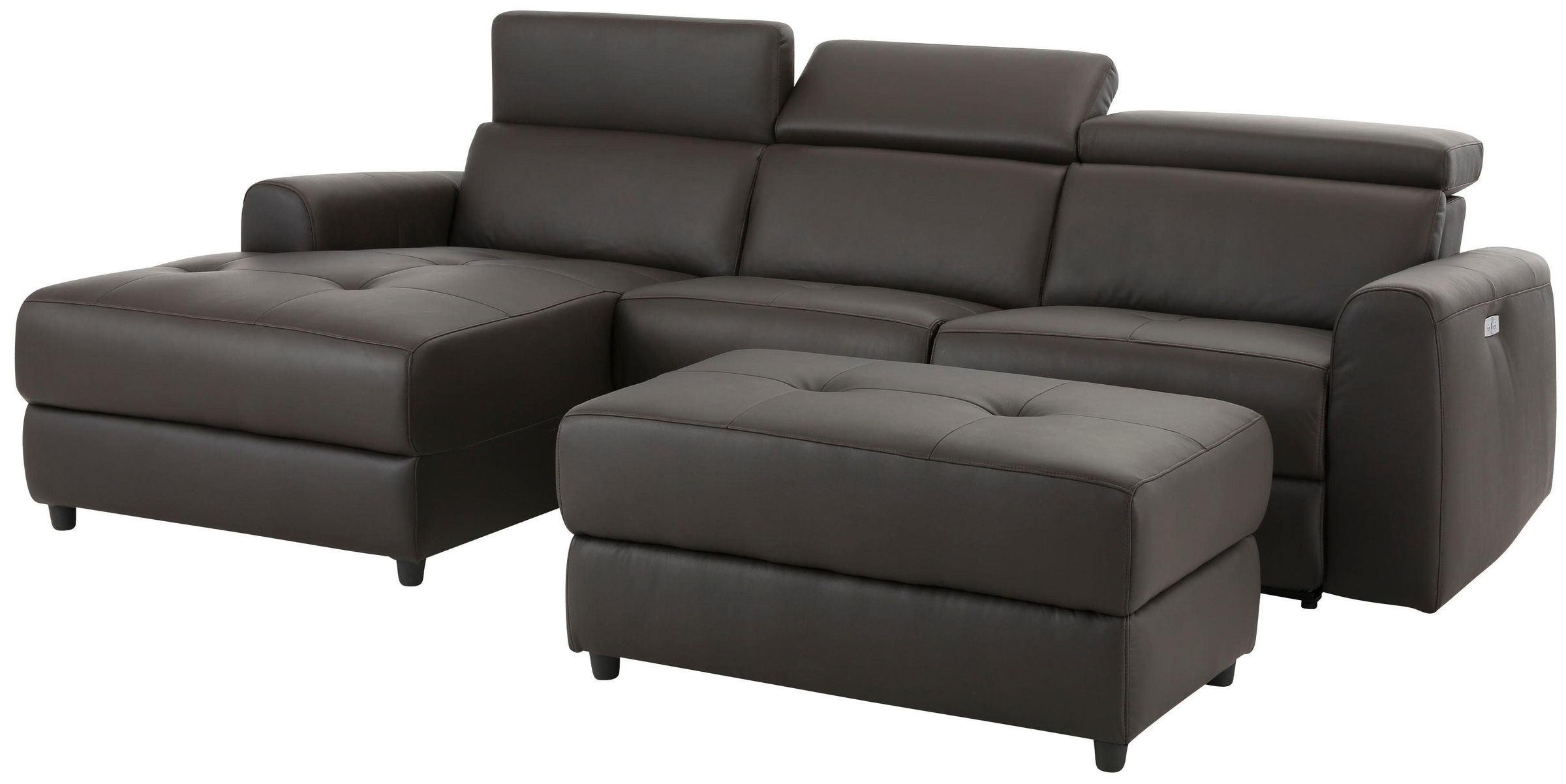 Home affaire Ecksofa »Sentrano, L-Form,«, 275 cm, man. o. elektr. Relaxfunktion und USB/Kopfverstellung