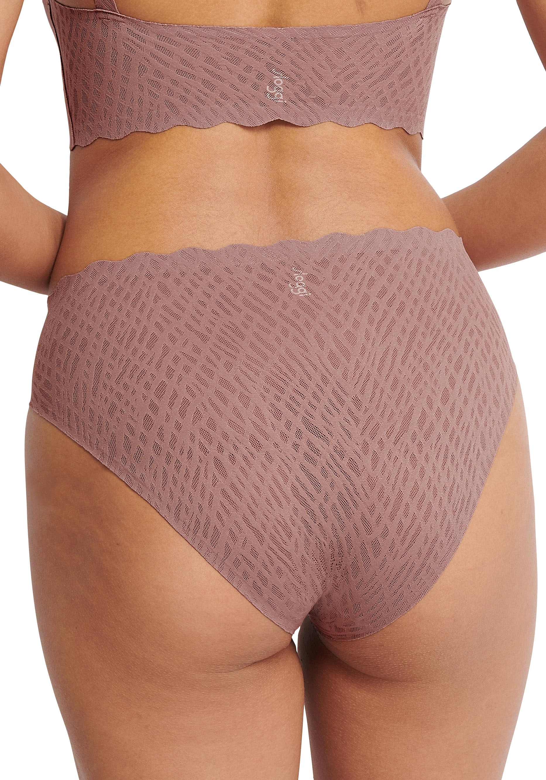 sloggi Slip »ZERO Feel Bliss High leg«, nahtlos mit Spitzenoptik