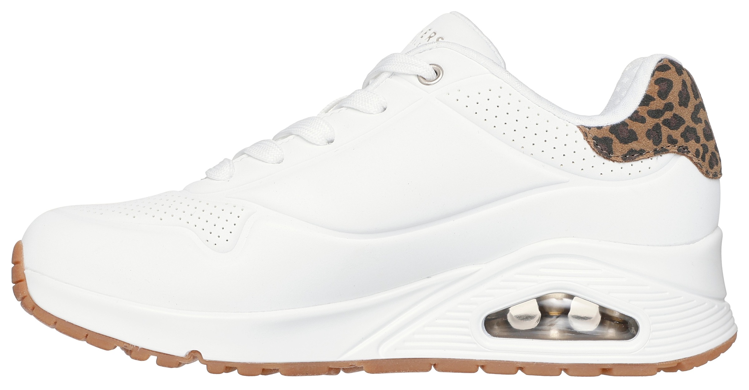 Skechers Sneaker »UNO-JUNGLE NITE«, Schnürschuh, Freizeitschuh mit Wedge-Absatz