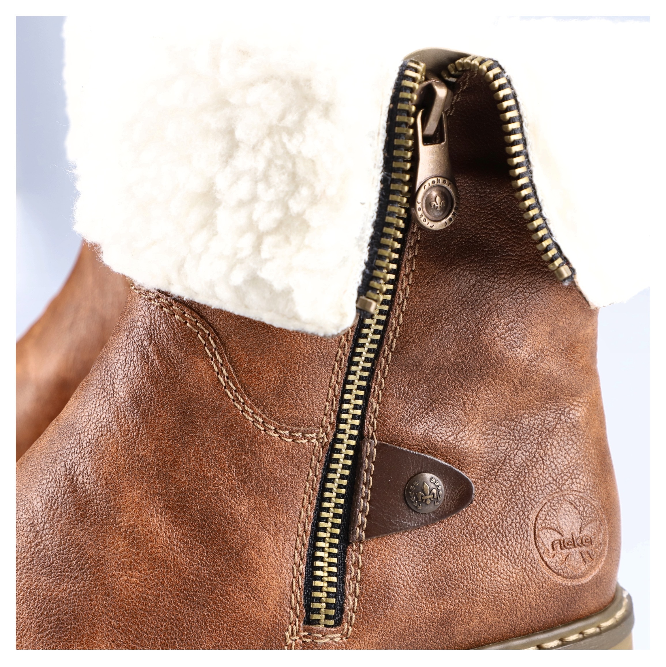 Rieker Winterstiefelette, mit umschlagbarem Kragen