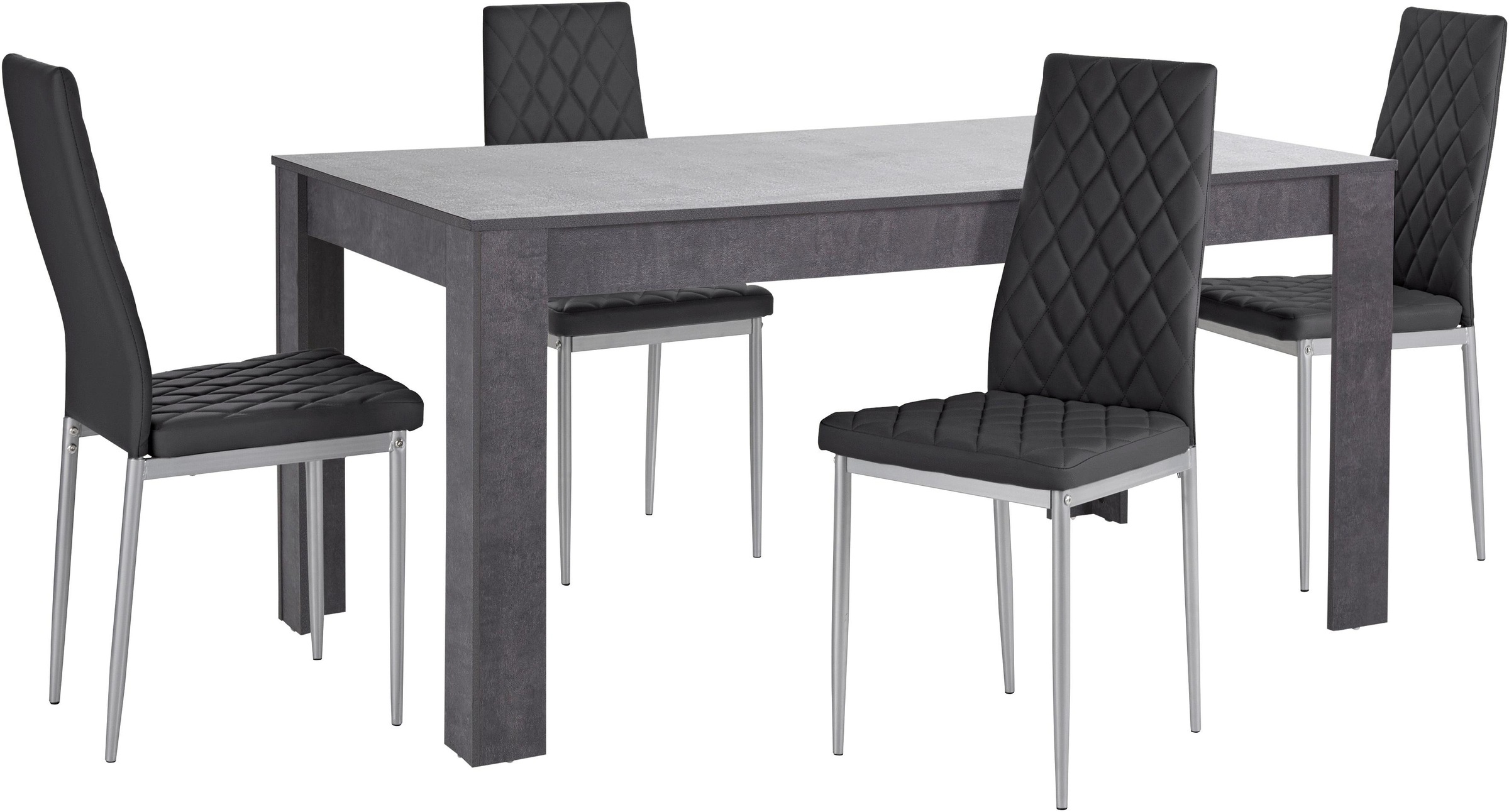 INOSIGN Essgruppe »Lynn160/Brooke«, (Set, 5 tlg.), Tisch mit 4 Stühlen günstig online kaufen