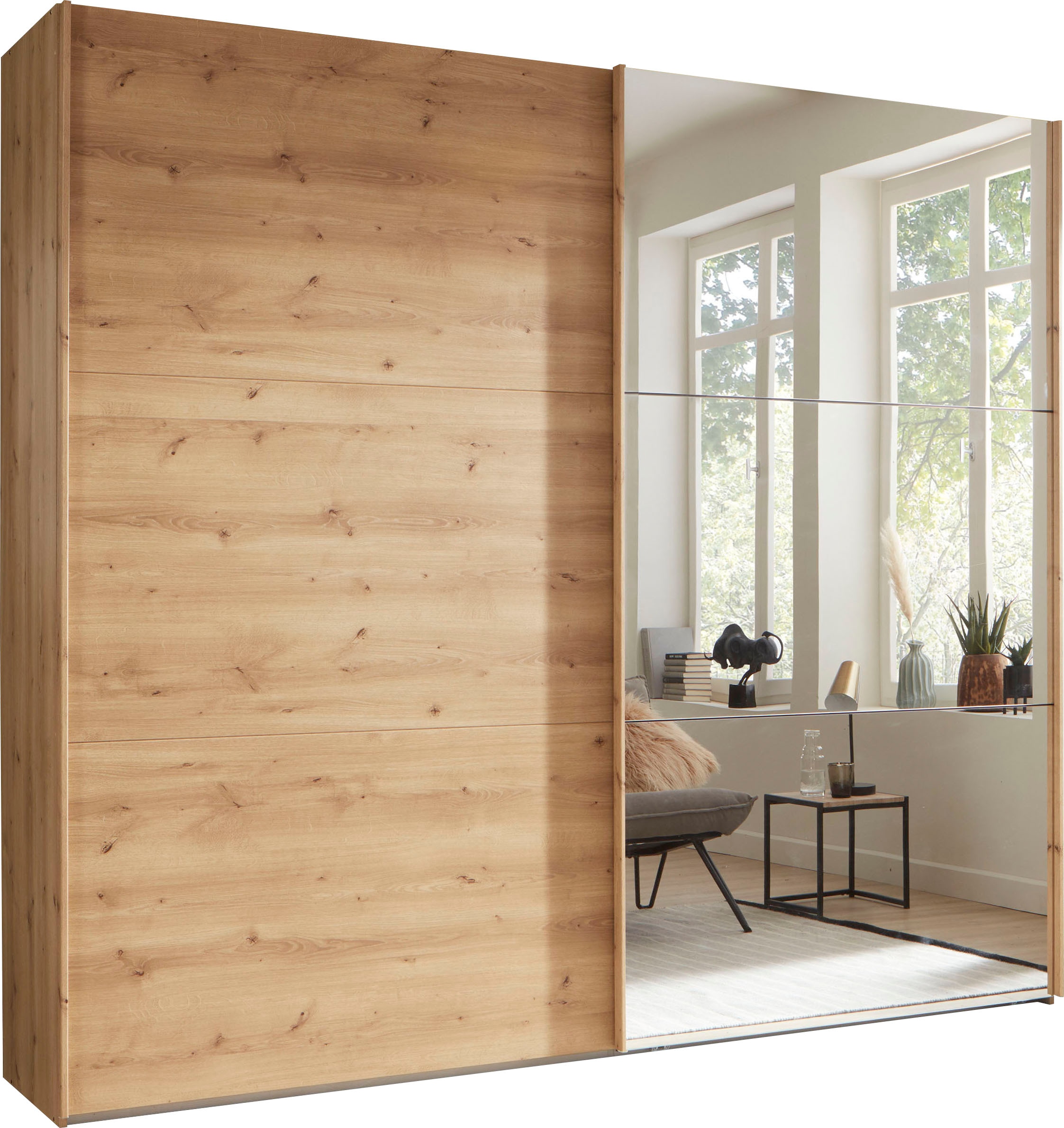 WIEMANN Schwebetürenschrank »Korfu« hochwertige Beschläge