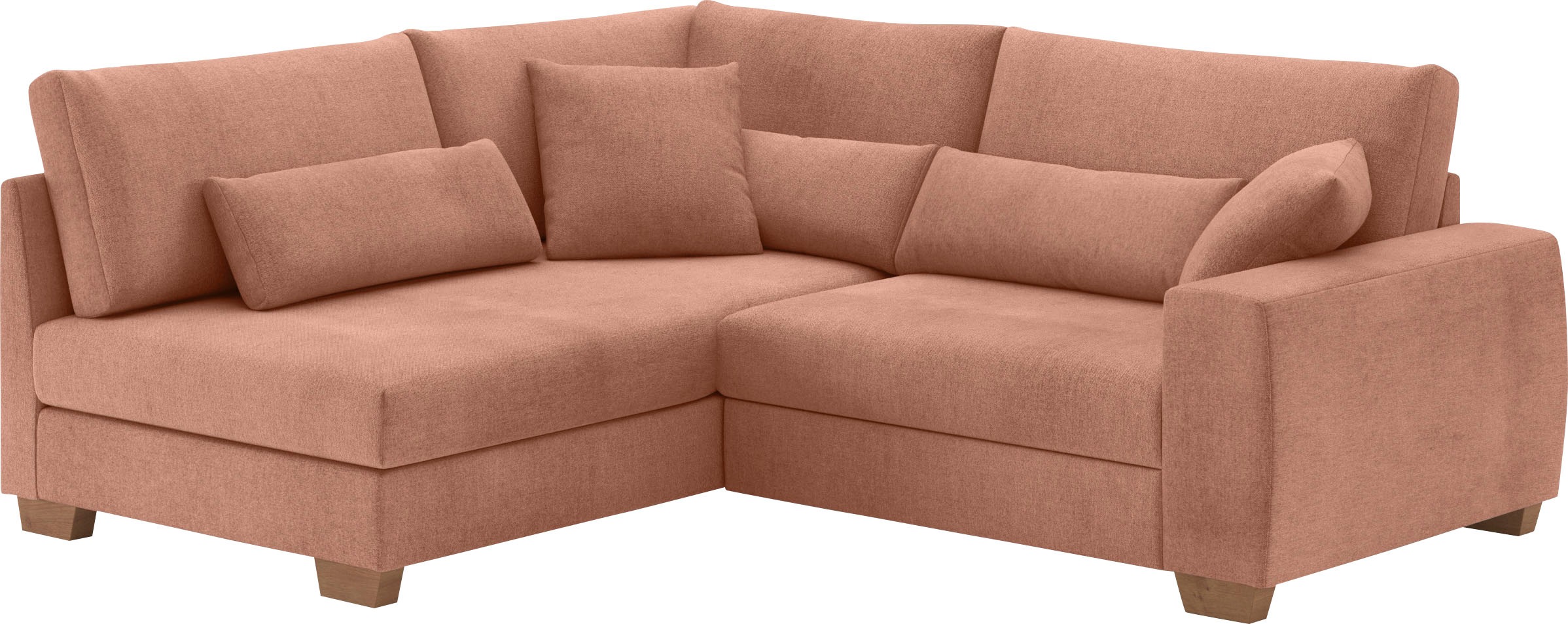 Mr. Couch Ecksofa »Helena L-Form«, Mit Federkern, wahlweise mit Bettfunktio günstig online kaufen