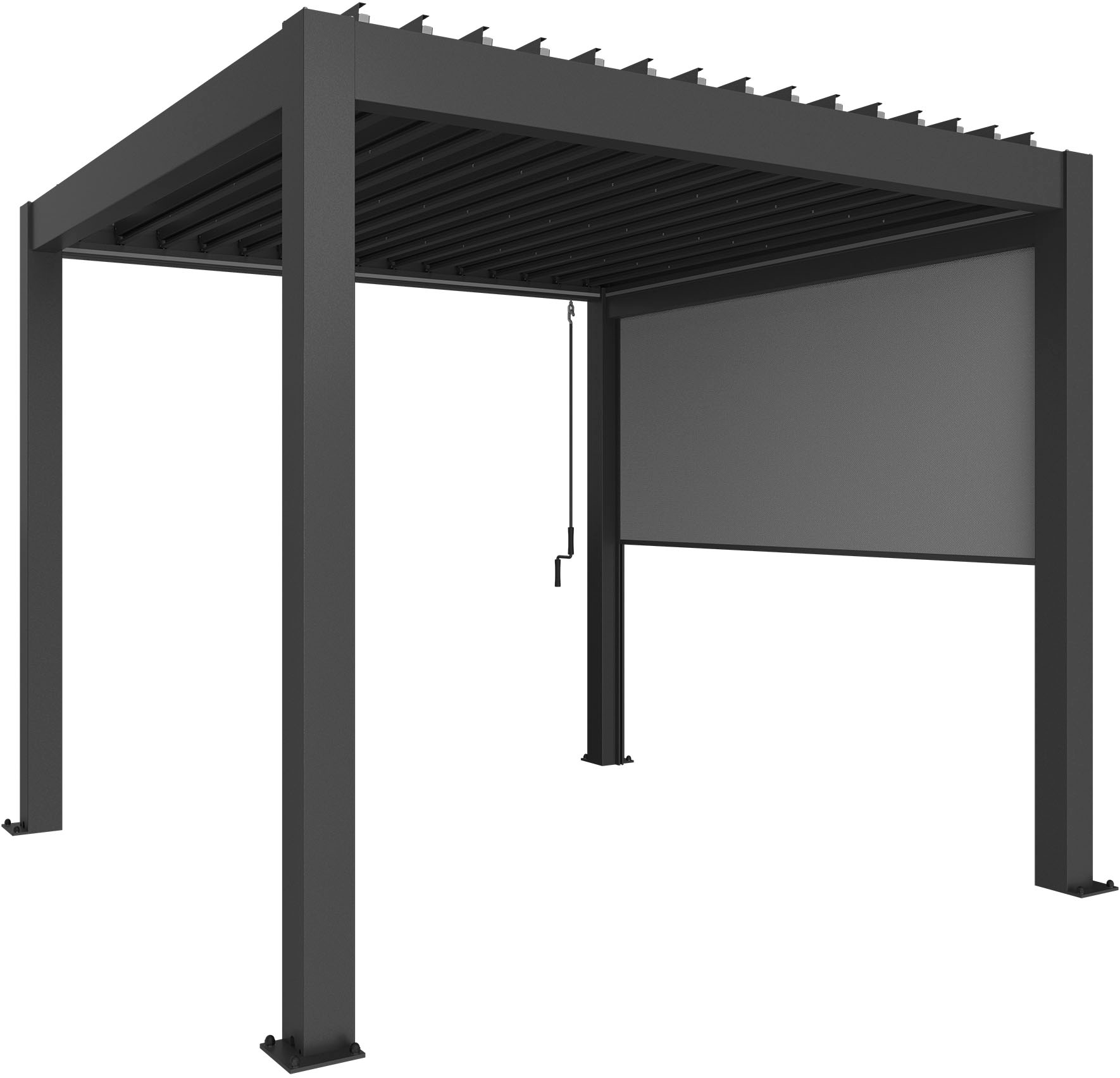Biohort Pergola »3 x 3«, stilvoller Schattenspender für mehr Komfort im Freien