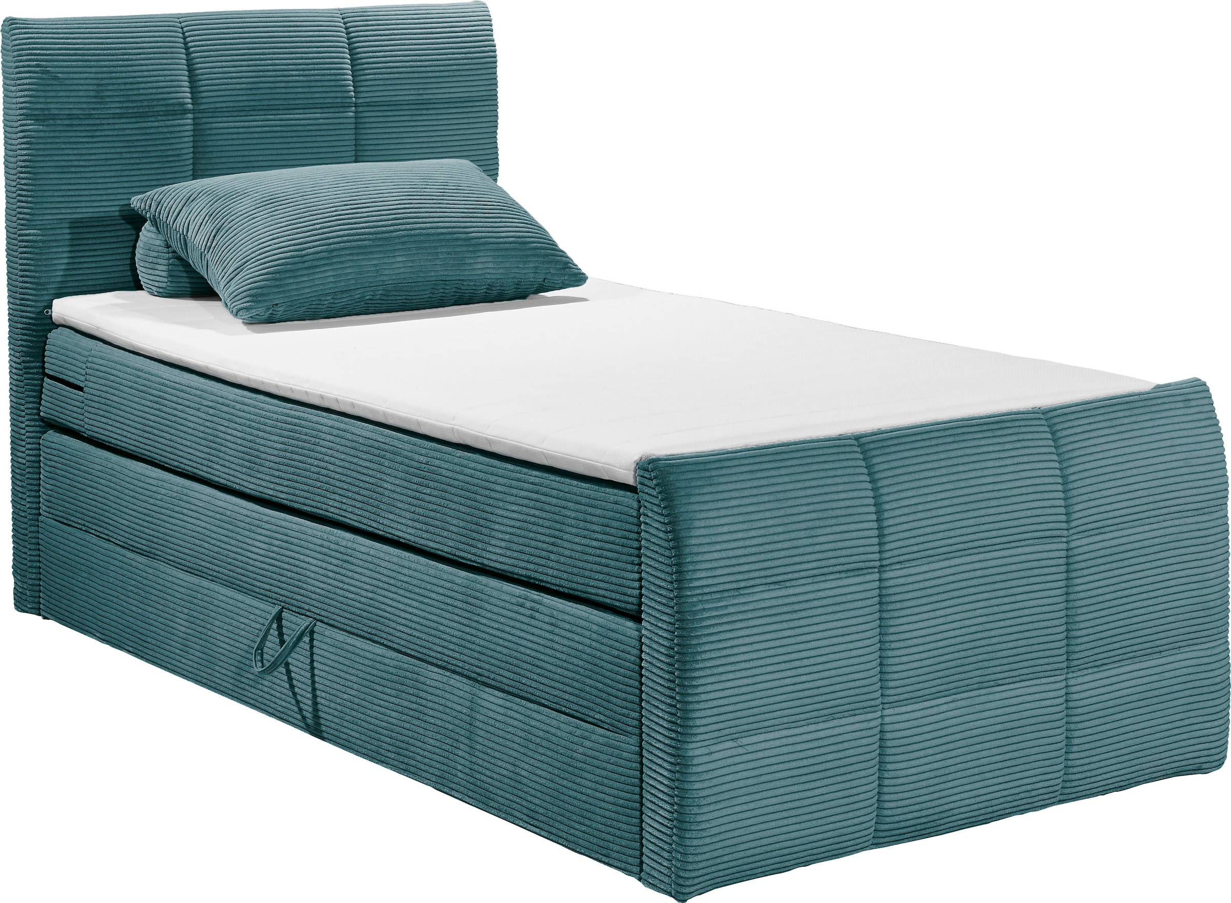 ED EXCITING DESIGN Boxspringbett »Bolivia«, harte Seite mit Kokosmatte, weiche Seite mit Filzabdeckung