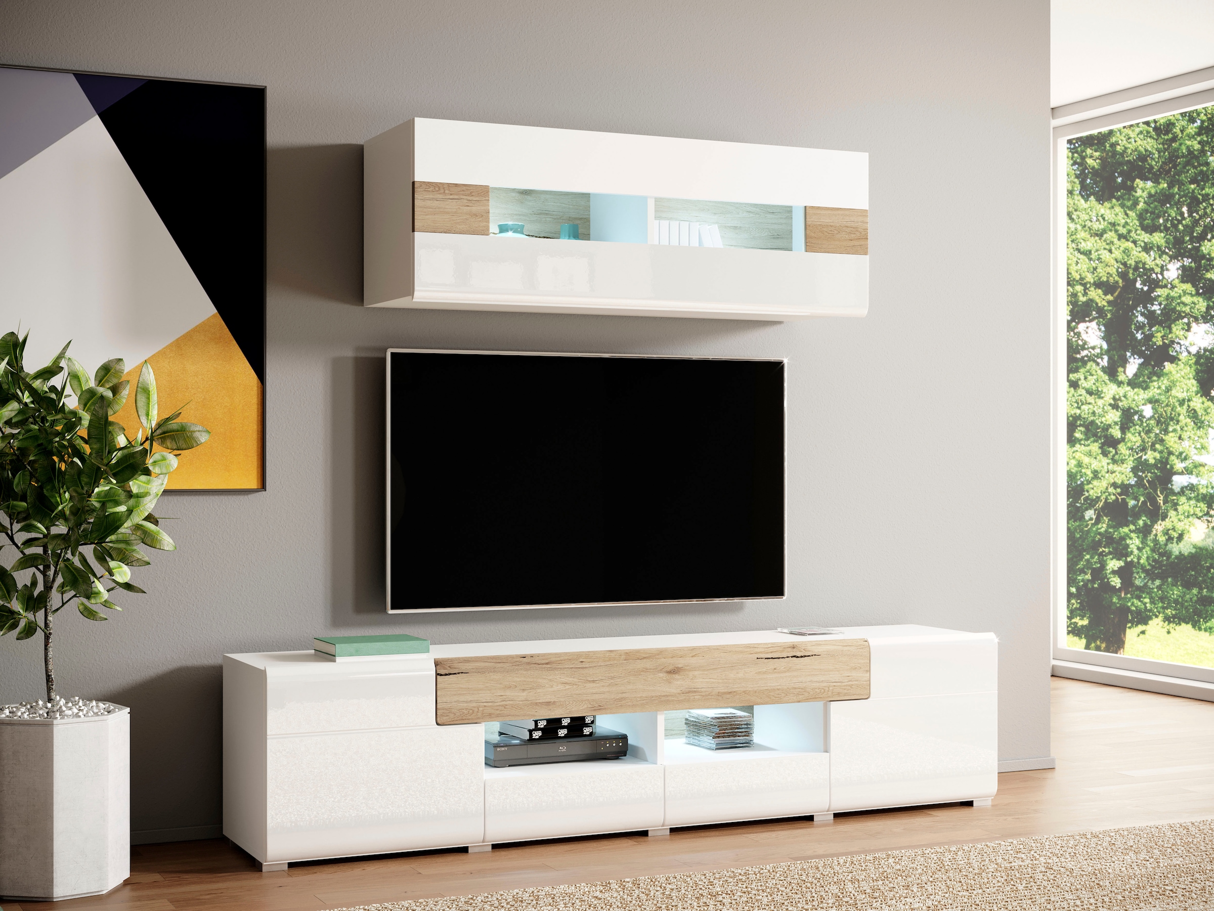 INOSIGN Wohnwand »Toledo« 2 Stk. tlg.