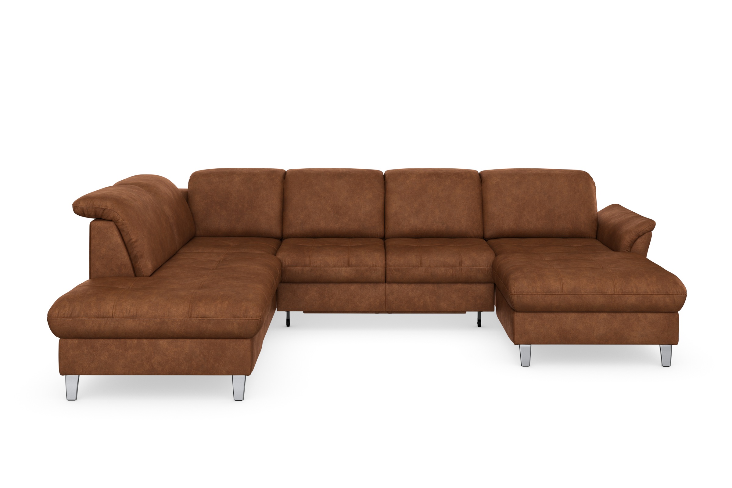 sit&more Wohnlandschaft »Maggiore U-Form«, wahlweise mit Kopfteilverstellung, Bettfunktion und Stauraum