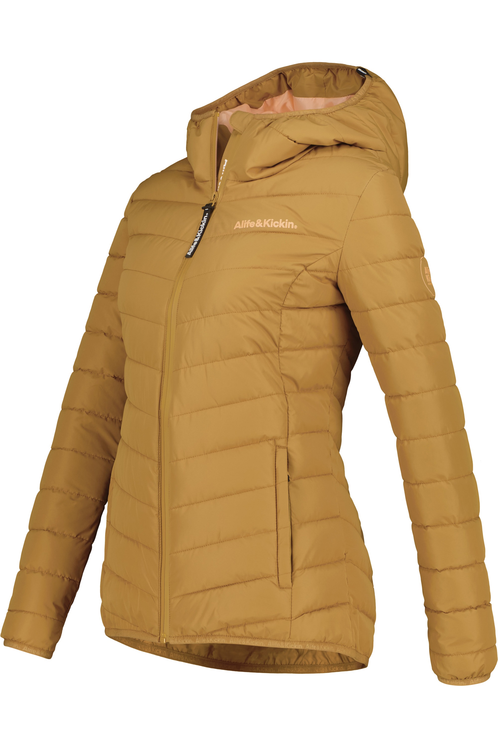 Alife & Kickin Winterjacke »Damen RabeaAK A«, Moderne Steppjacke mit gefütterter Kapuze in schmaler Passform