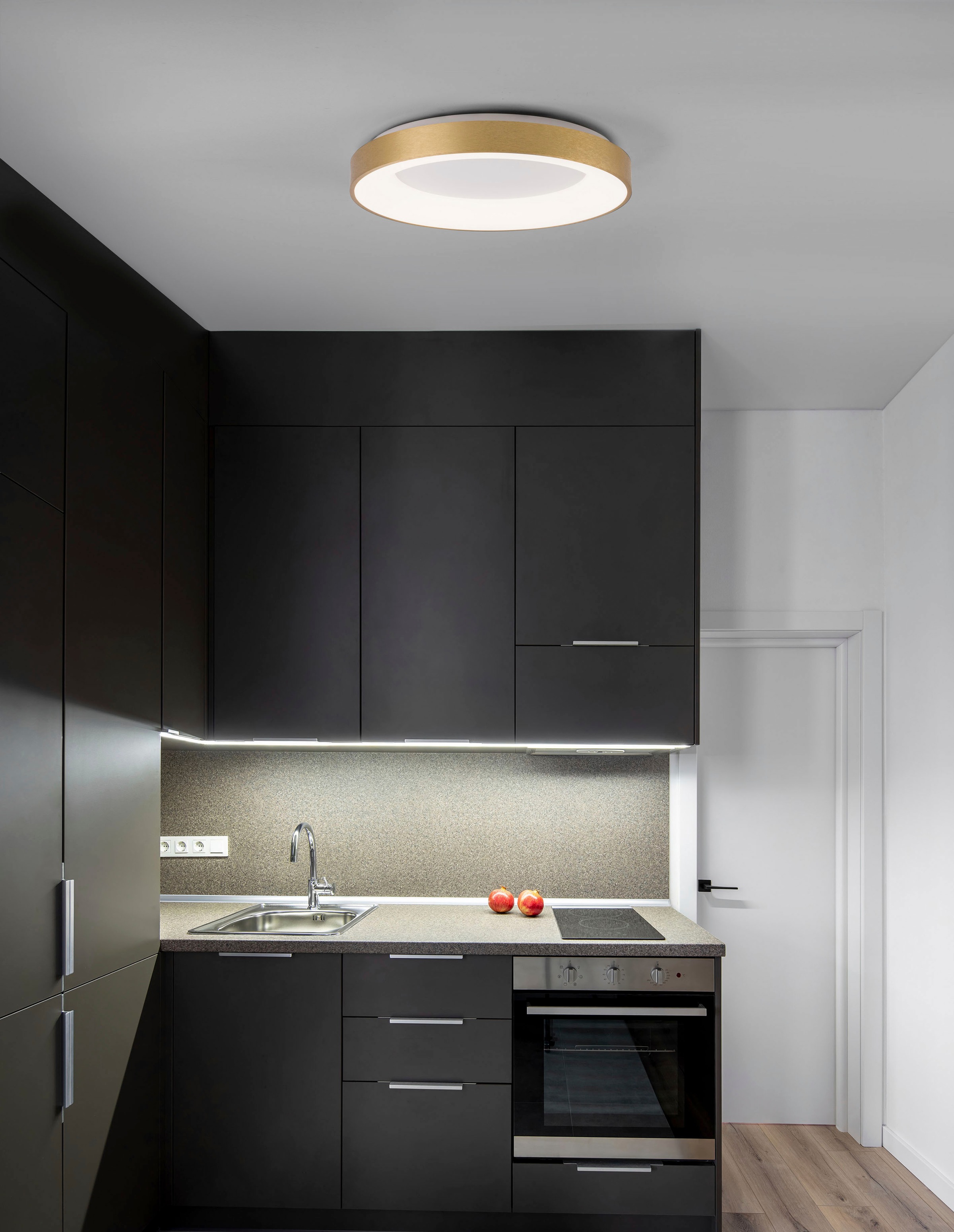 Nova Luce LED Deckenleuchte »RANDO THIN« LED-Modul 1 Stk. Warmweiß günstig online kaufen