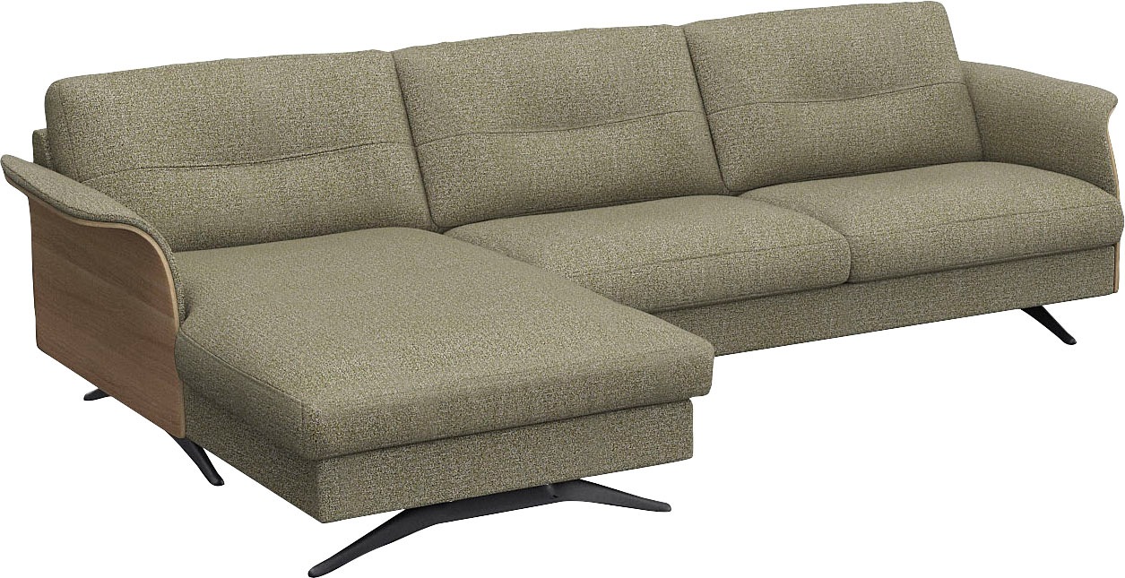 FLEXLUX Ecksofa »Glow, super bequem durch hochwertigem Sitzaufbau mit Feder günstig online kaufen