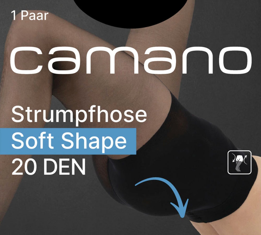 Camano Feinstrumpfhose »fine functional«, (2er Pack), mit nahtloser Verarbeitung