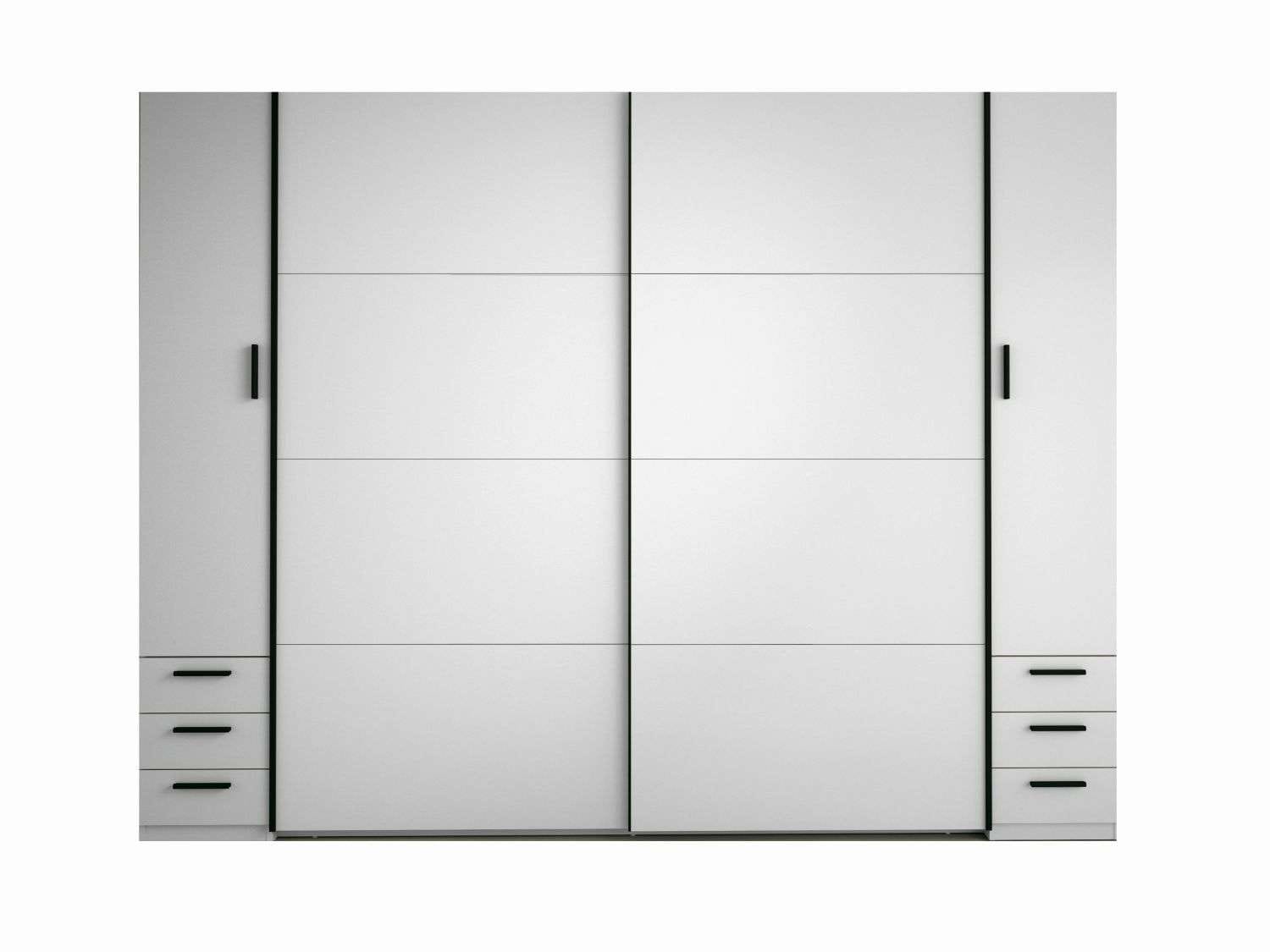 INOSIGN Kleiderschrank »Antioch, FSC-zertifiziert, mit Dreh-UND Schiebetüren«, (B/T/H 270/61,4/207cm, inklusive Einlegeböden und Kleiderstangen), mit oder ohne Spiegel und Schubladen - YOUR Choice