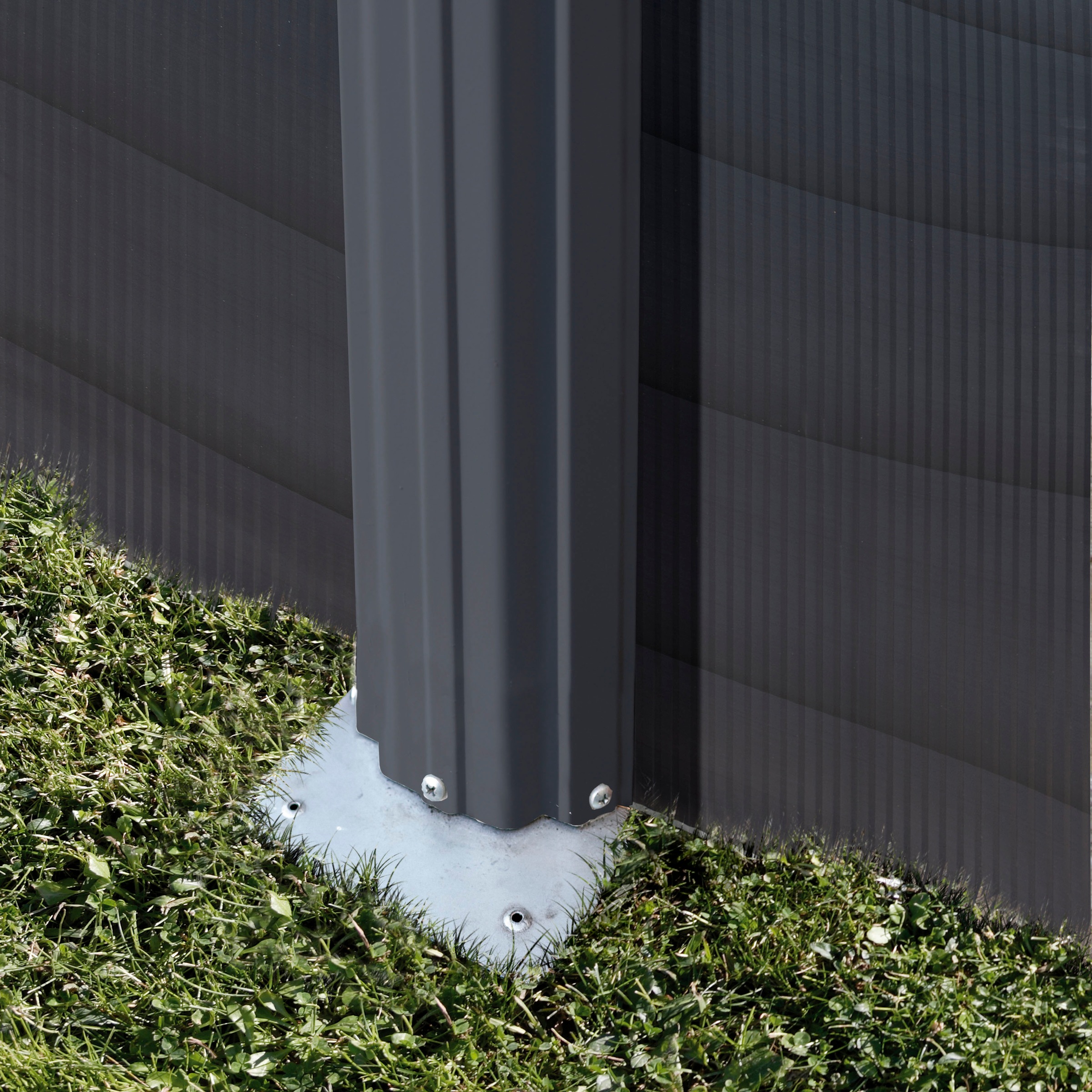 Gre Rundpool »GRAPHITE« 4-tlg., Stahlwandpool, in verschiedenen Größen