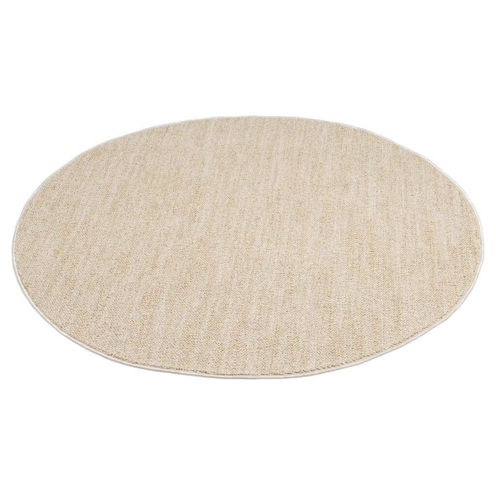 Carpet City Teppich »CLASICO 0052«, rund, 11 mm Höhe, Kurzflor, Hochtief-Muster, Boho, Wohnzimmer