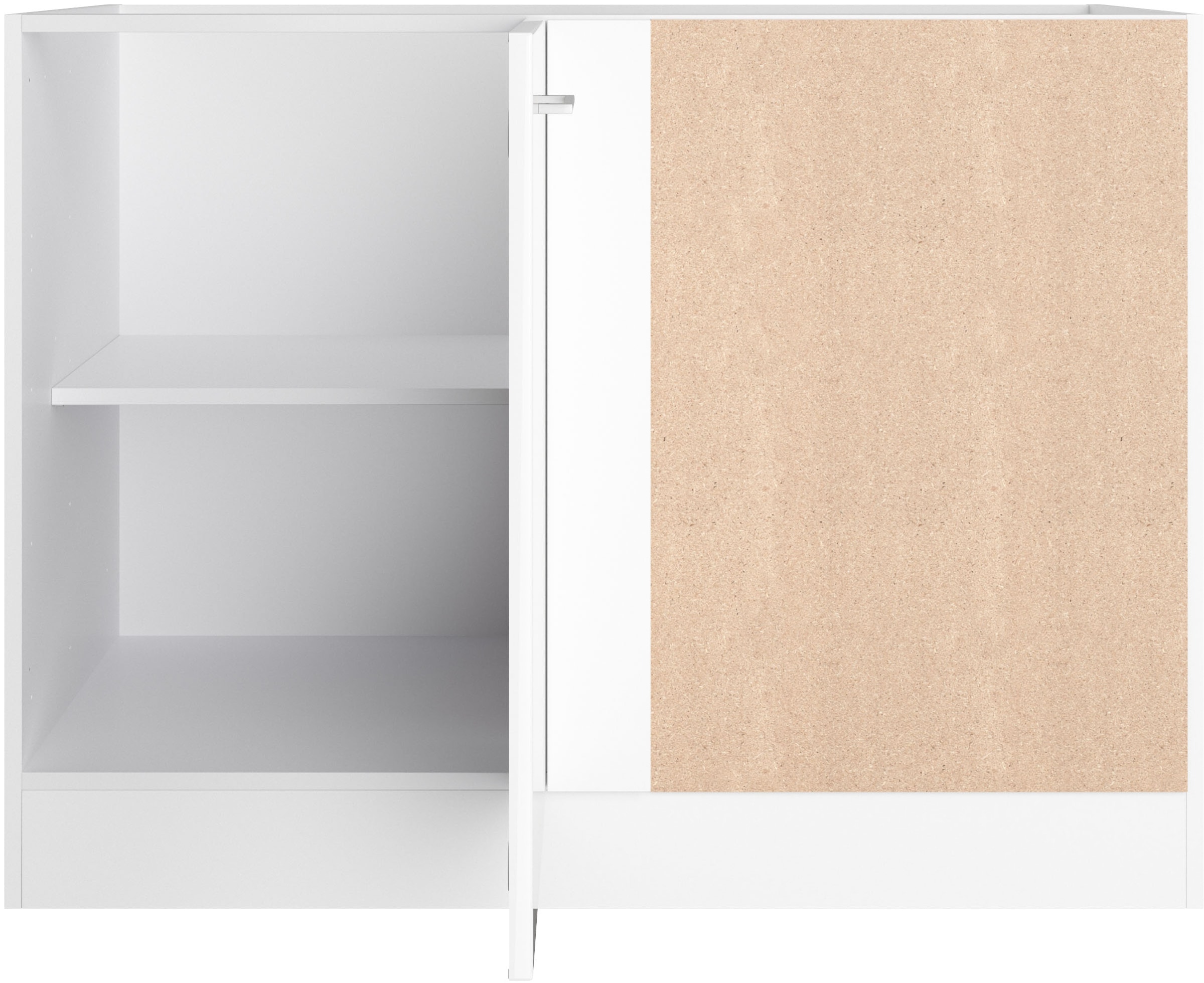 KOCHSTATION Eckunterschrank »KS-Milan«, HELD Möbel, Eckunterschrank 110 cm, matte oder hochglänzende Fronten