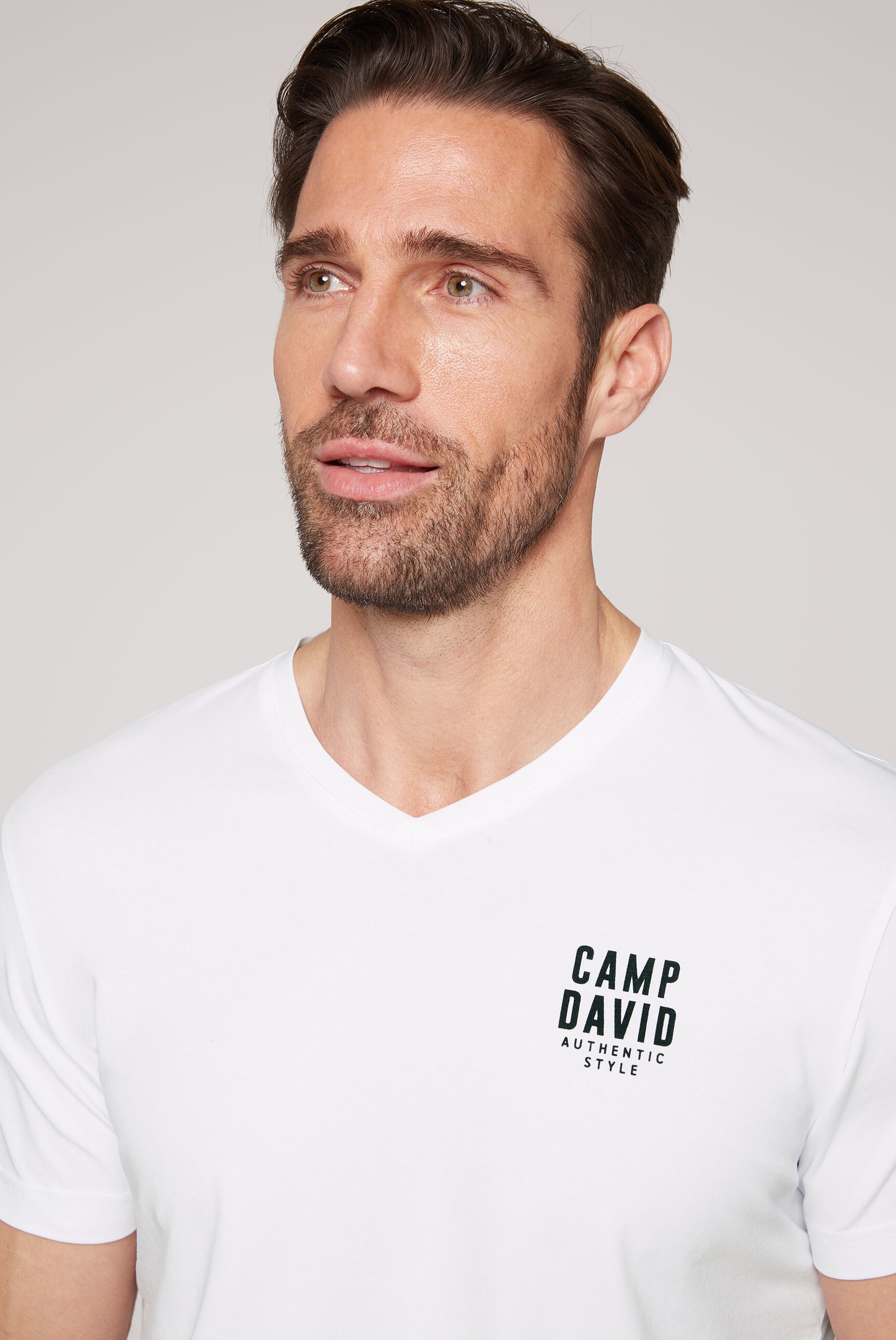CAMP DAVID V-Shirt, mit Elasthan-Anteil