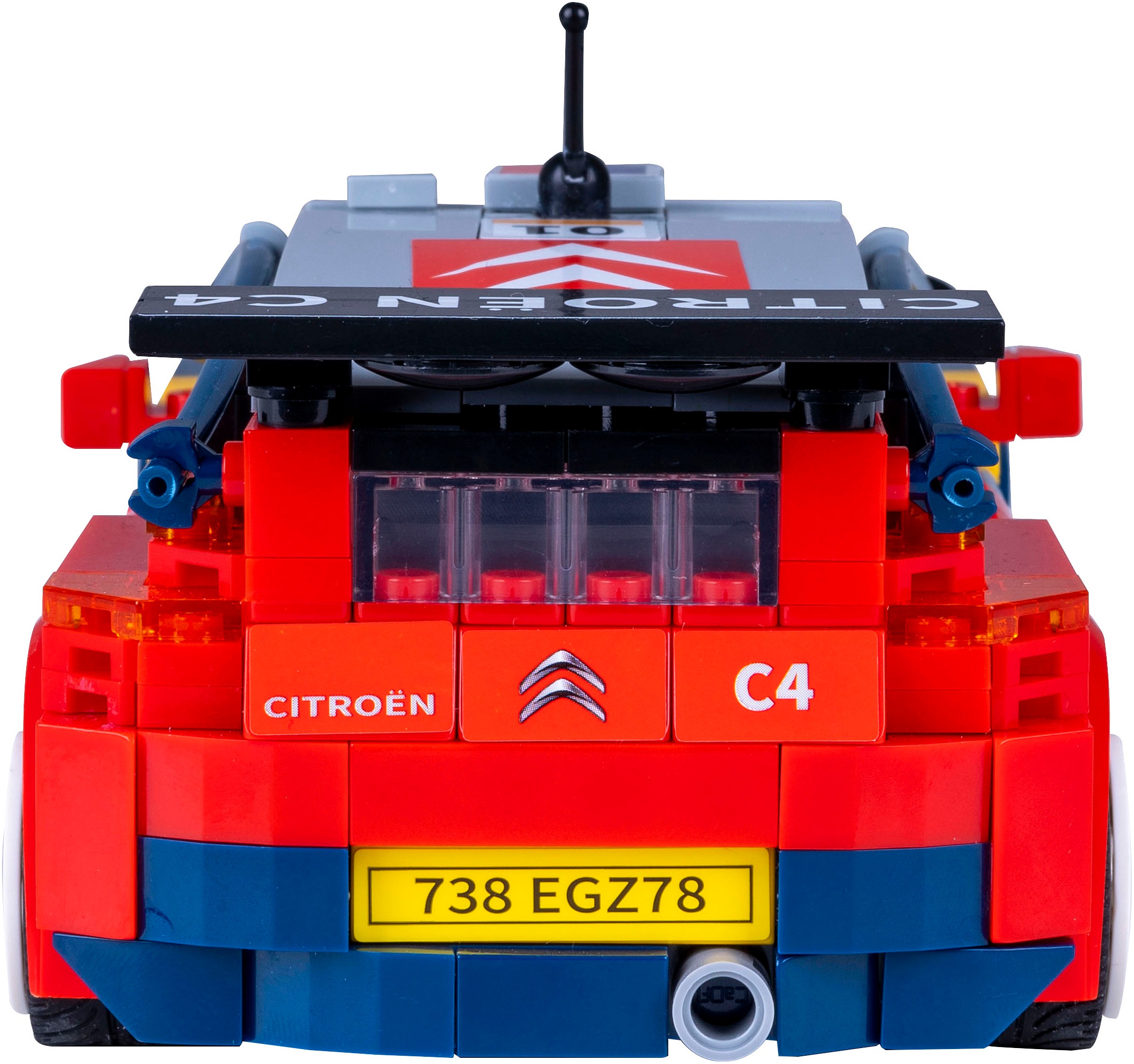 Jamara RC-Auto »CaDA, 2008 Citroën C4 WRC 1:20 2,4GHz Bricks«