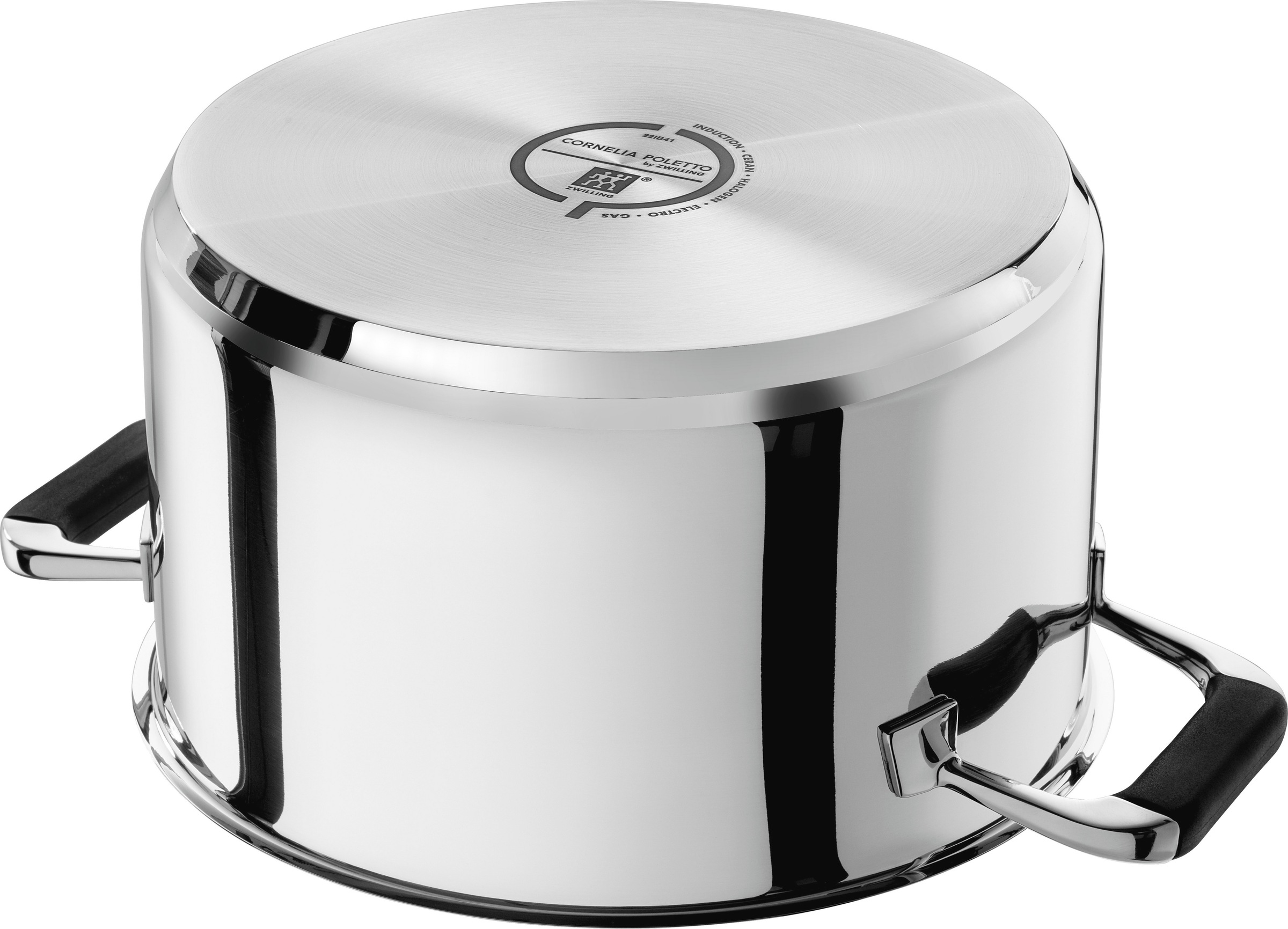 Zwilling Topf-Set »Poletto«, Edelstahl, (Set, 5 tlg.), 18/10 Edelstahl, Rostfrei, Silber, 5-tlg., Induktion