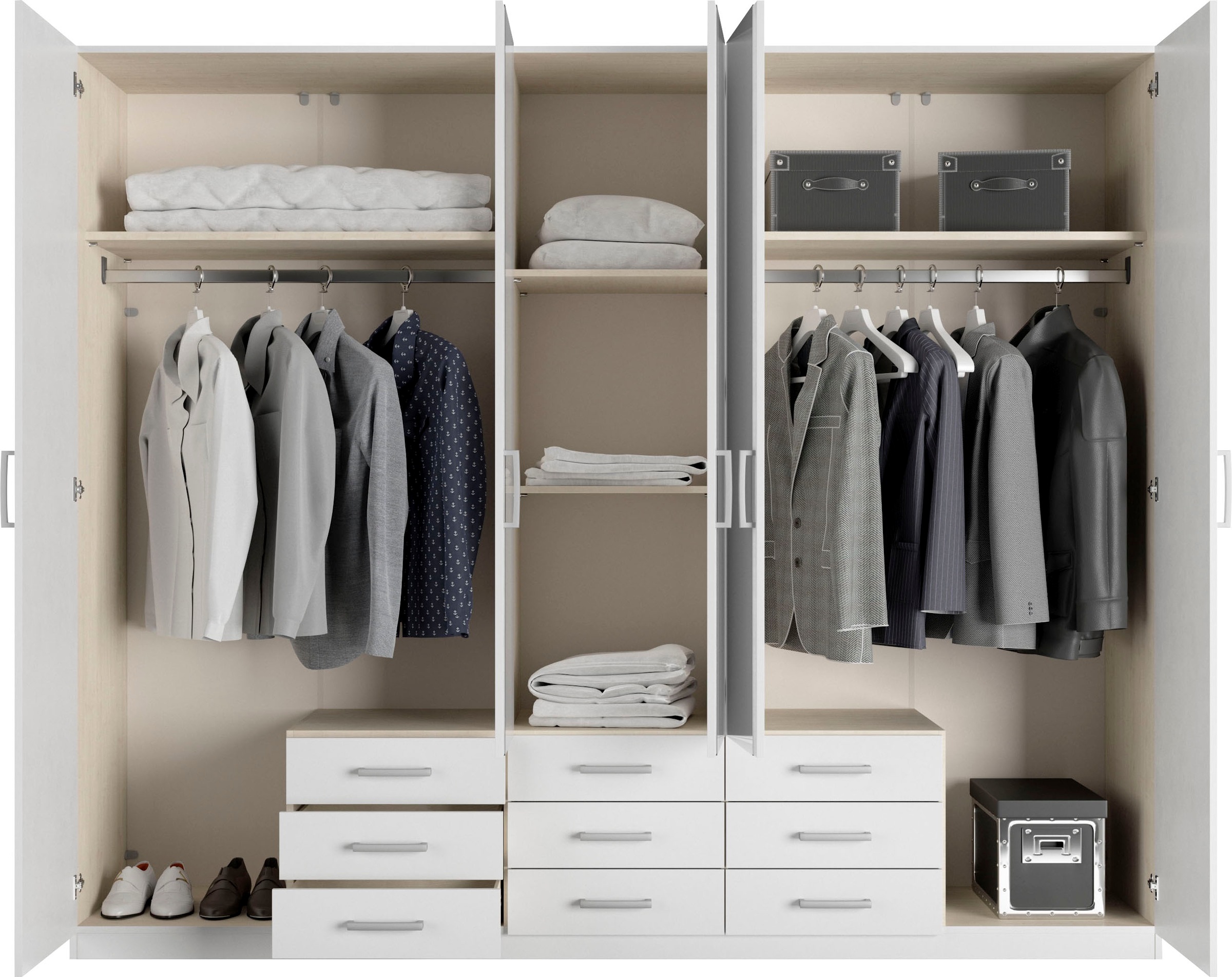 priess Kleiderschrank »Amsterdam«, mit oder ohne LED-Beleuchtung