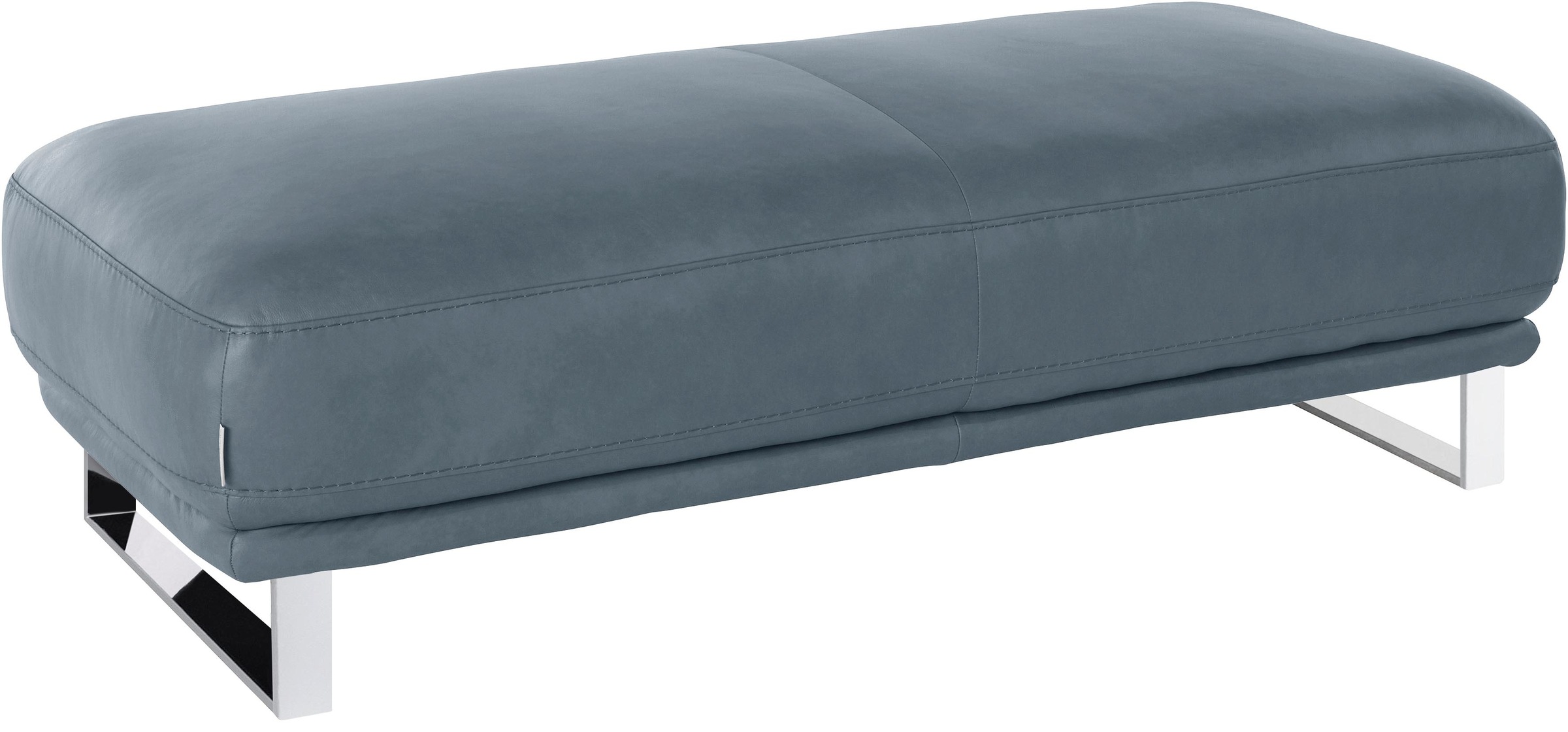 W.SCHILLIG Hocker "montanaa" mit Metallkufen in Chrom glänzend, Breite 141 günstig online kaufen