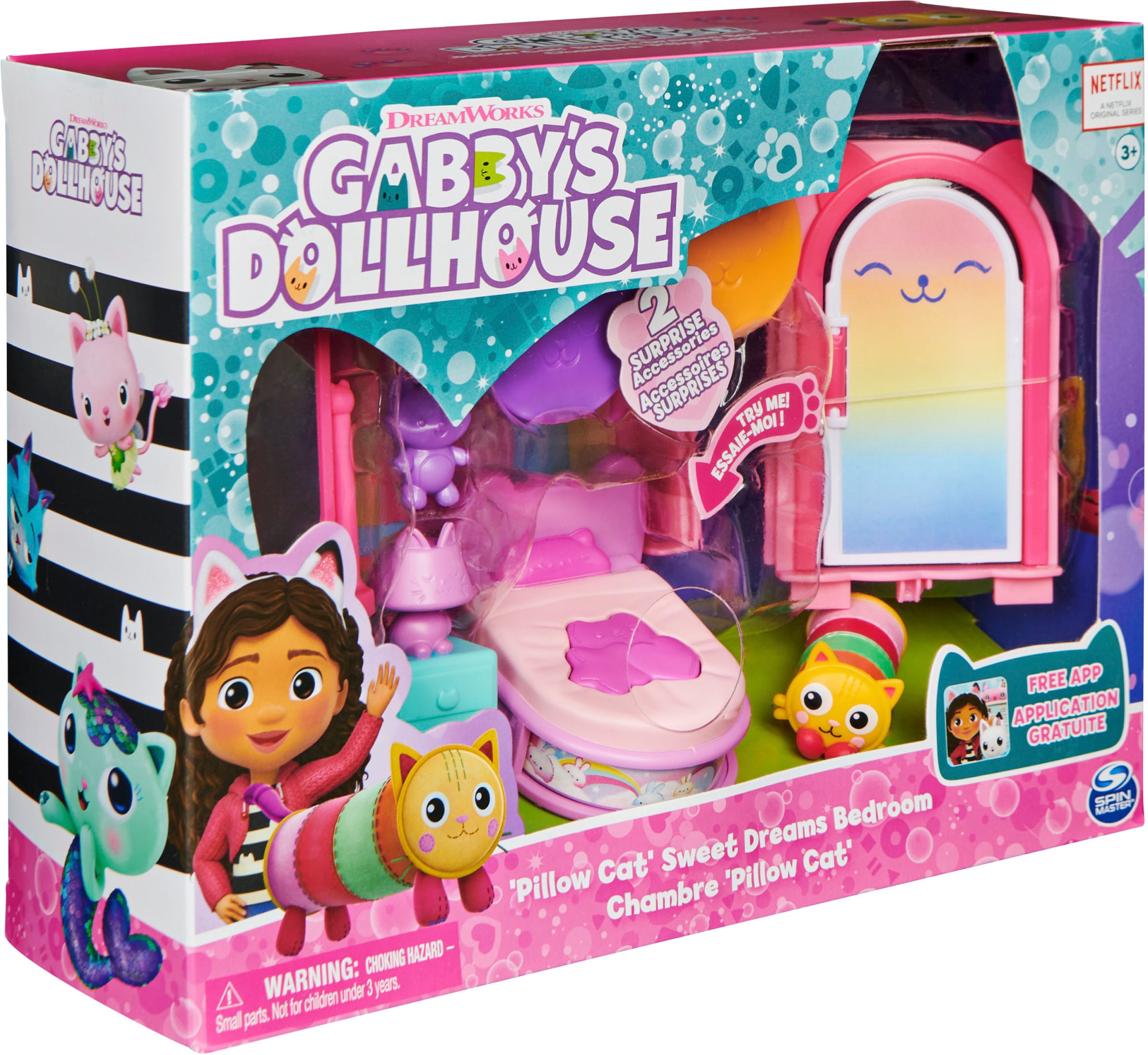 Spin Master Spielwelt »Gabby's Dollhouse – Deluxe Room – Pillow Cat's Schlafzimmer«