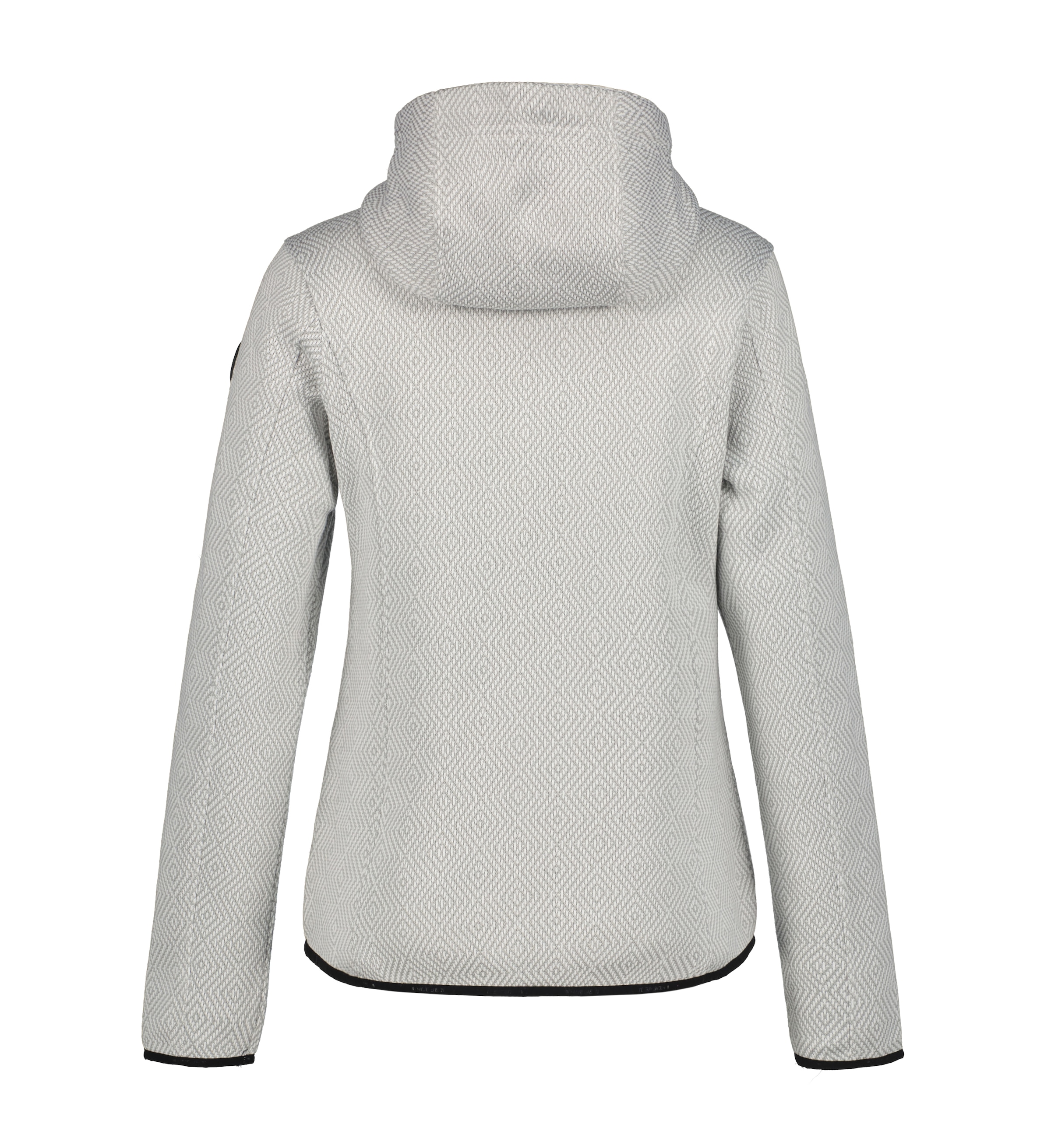 Icepeak Strickjacke »D STRICKFLEECE JACKE AUEN«, in gemusteter Optik