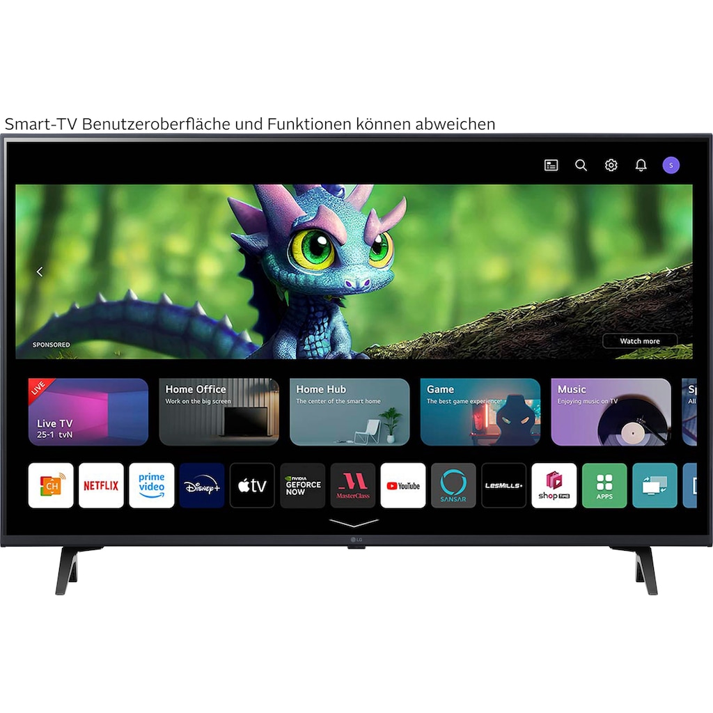 LG LED-Fernseher »43UR80006LJ«, 109 cm/43 Zoll, 4K Ultra HD, Smart-TV