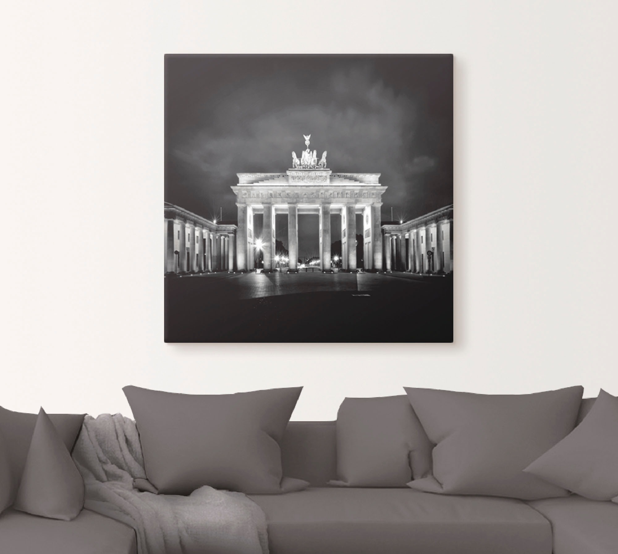 Artland Wandbild »Berlin Brandenburger Tor I«, Gebäude, (1 St.), als Leinwa günstig online kaufen