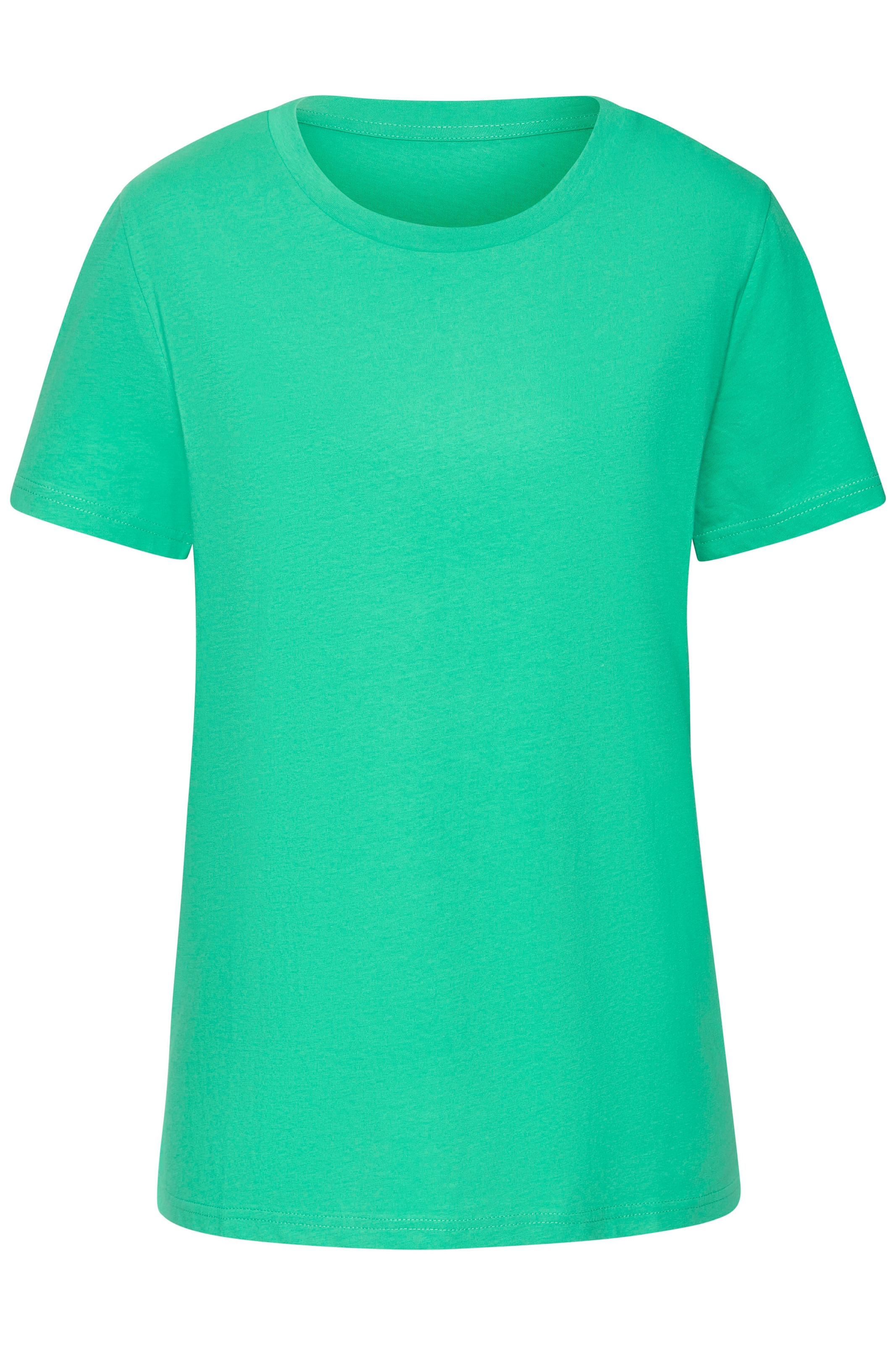 Beachtime T-Shirt »mit modischem Schlitz am Saum«, (3er-Pack), aus hochwertiger Baumwoll-Qualität