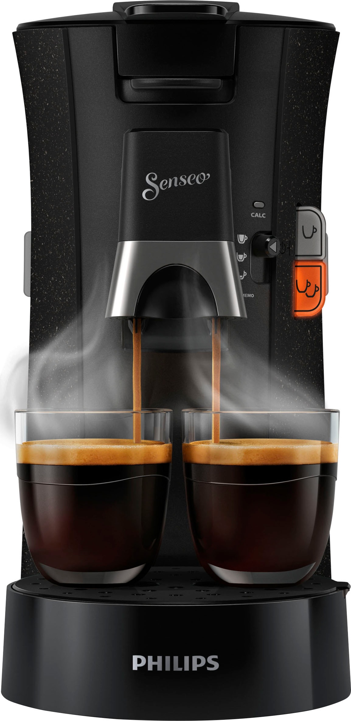 Philips Senseo Kaffeepadmaschine »Select Gratis-Zugaben aus Kaffeespezialitäten, 37% (Wert UVP) ECO €14,- recyceltem Memo-Funktion, CSA240/20, kaufen Plastik«, +3