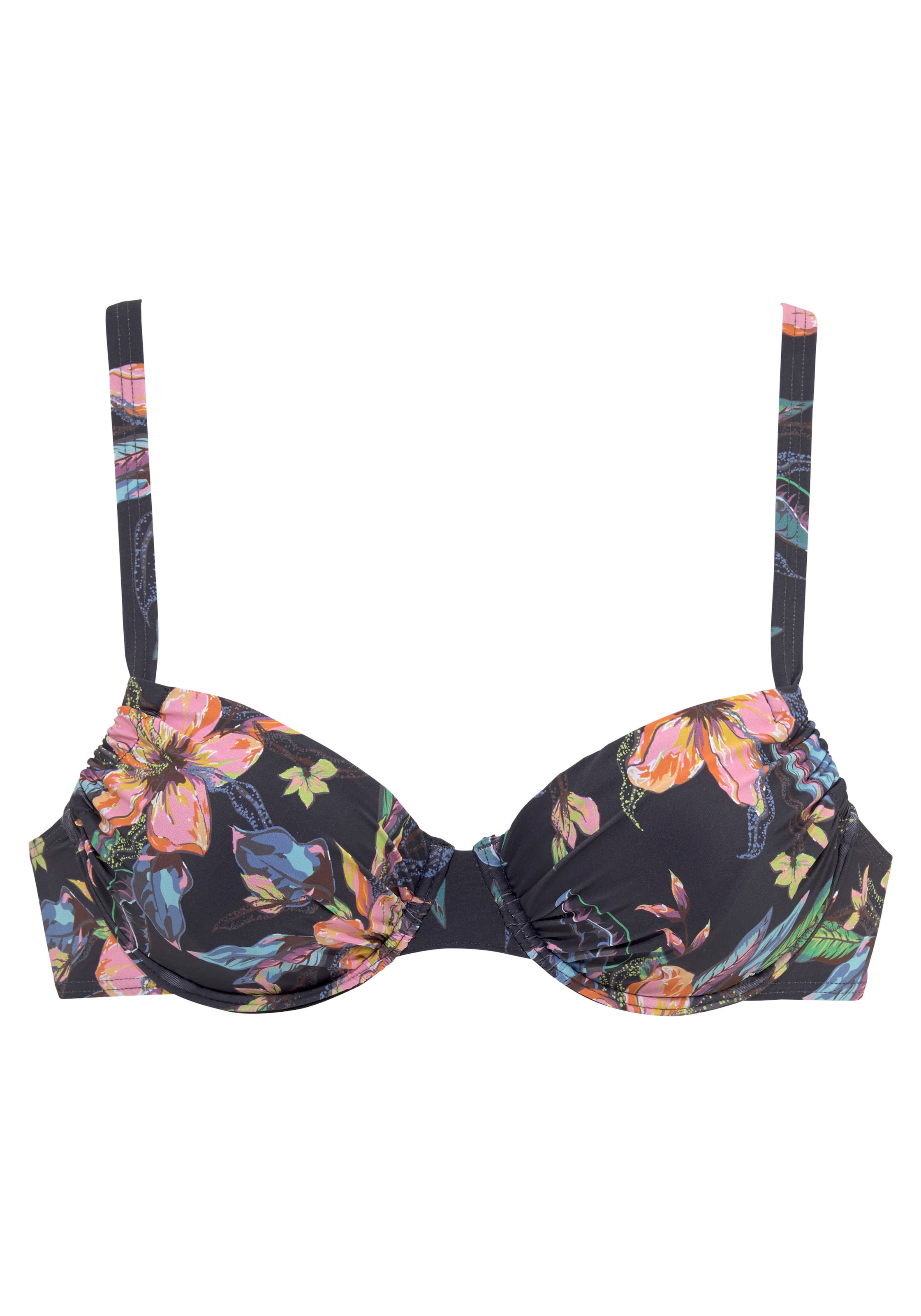 2. Bild von LASCANA Bügel-Bikini-Top »Malia«, mit tropischem Print