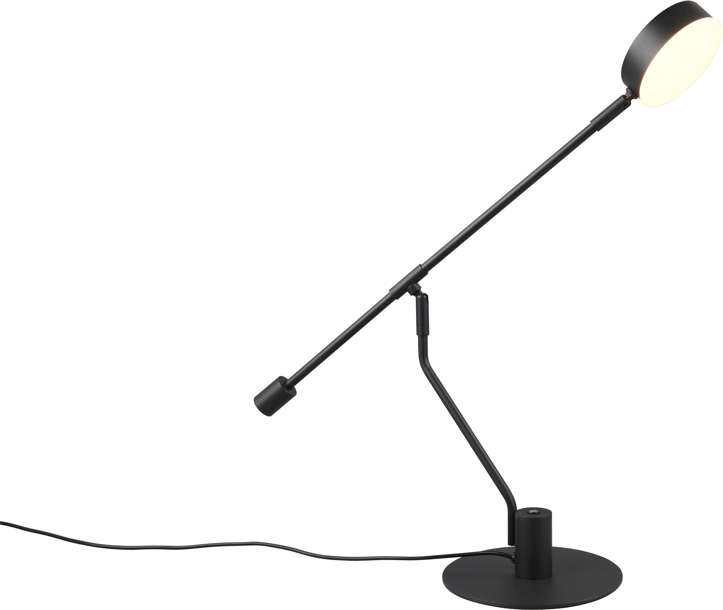 TRIO Leuchten LED Schreibtischlampe »MANDURO, LED Tischleuchte Leseleuchte 6W 560 Lumen CCT dimmbar« LED-Board 1 Stk. Farbwechsler 2700-6500K warmweiß bis kaltweiß und per Touch stufenlos dimmbar