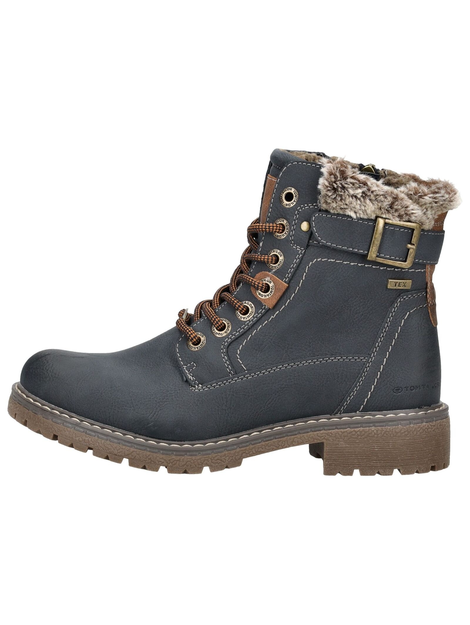 TOM TAILOR Schnürstiefelette »Tom Tailor Stiefelette Lederimitat«