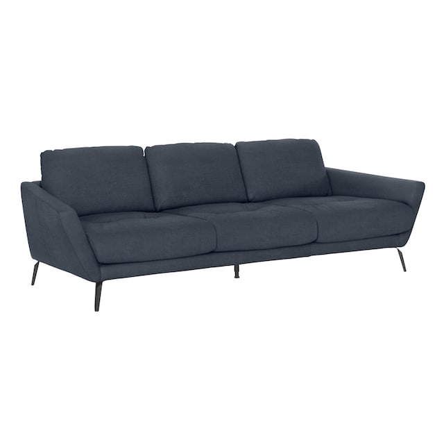 W.SCHILLIG Big-Sofa »softy«, mit dekorativer Heftung im Sitz, Füße schwarz  pulverbeschichtet auf Raten kaufen