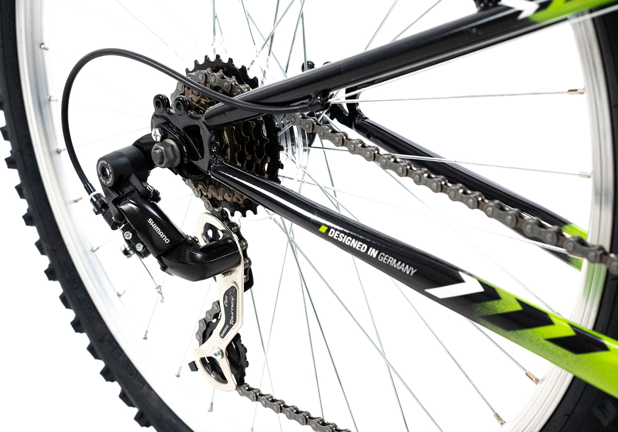 KS Cycling Mountainbike »Zodiac«, 21 Gang, Shimano, Tourney Schaltwerk, Kettenschaltung, für Damen und Herren, Kettenschaltung