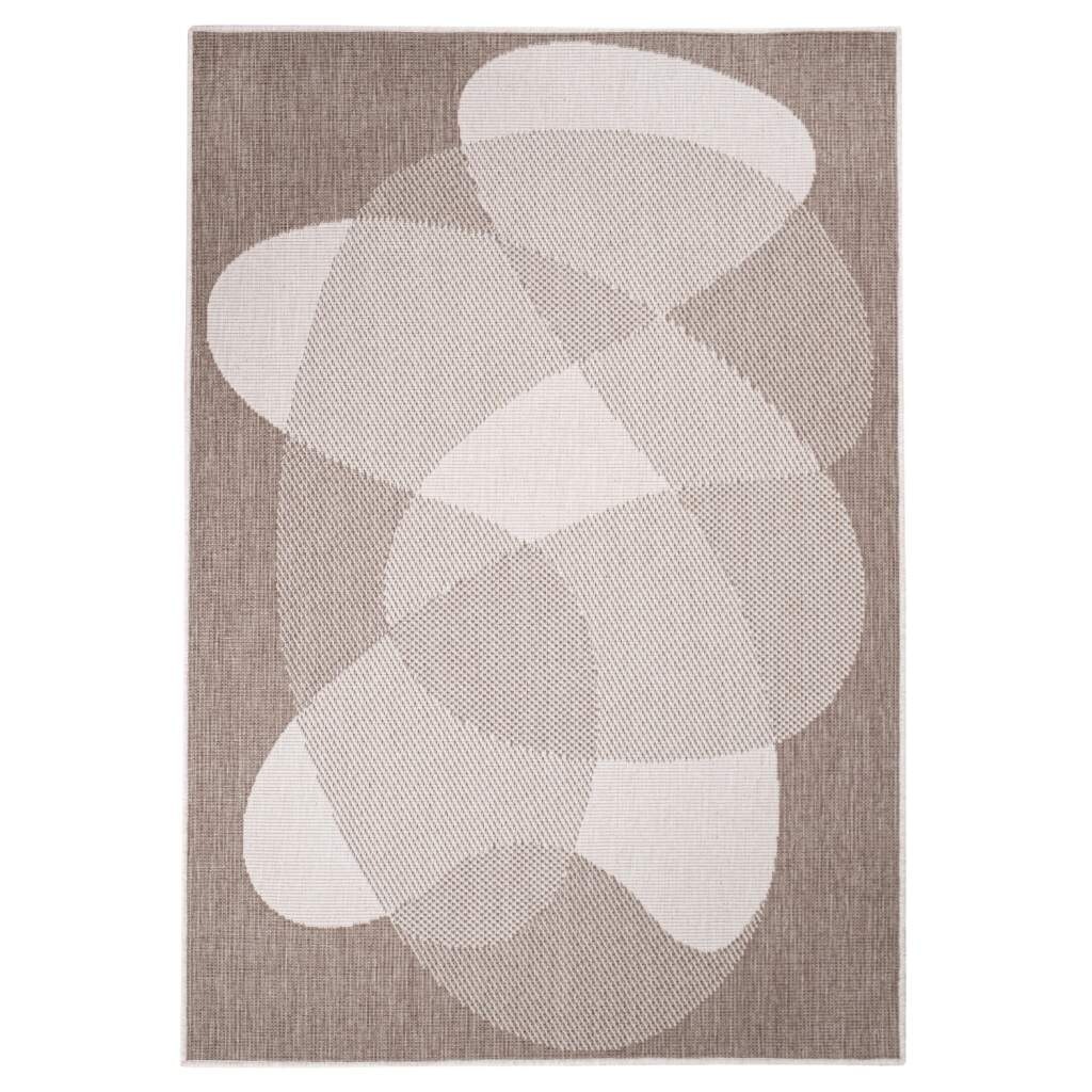 Carpet City Outdoorteppich »DUO RUG 5835«, rechteckig, 5 mm Höhe, Wendeteppich Wetterfest In- & Outdoor, Balkon, Terrasse, Wohnzimmer