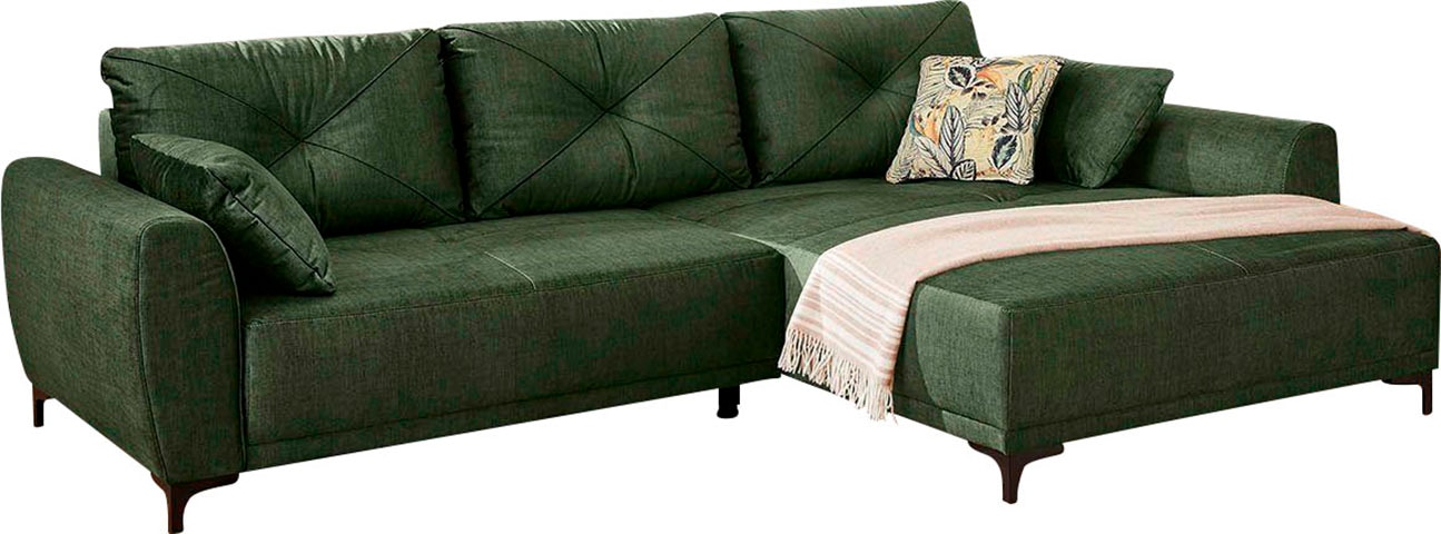 Jockenhöfer Gruppe Ecksofa »Aviano L-Form« inkl. praktischer Bettfunktion, günstig online kaufen