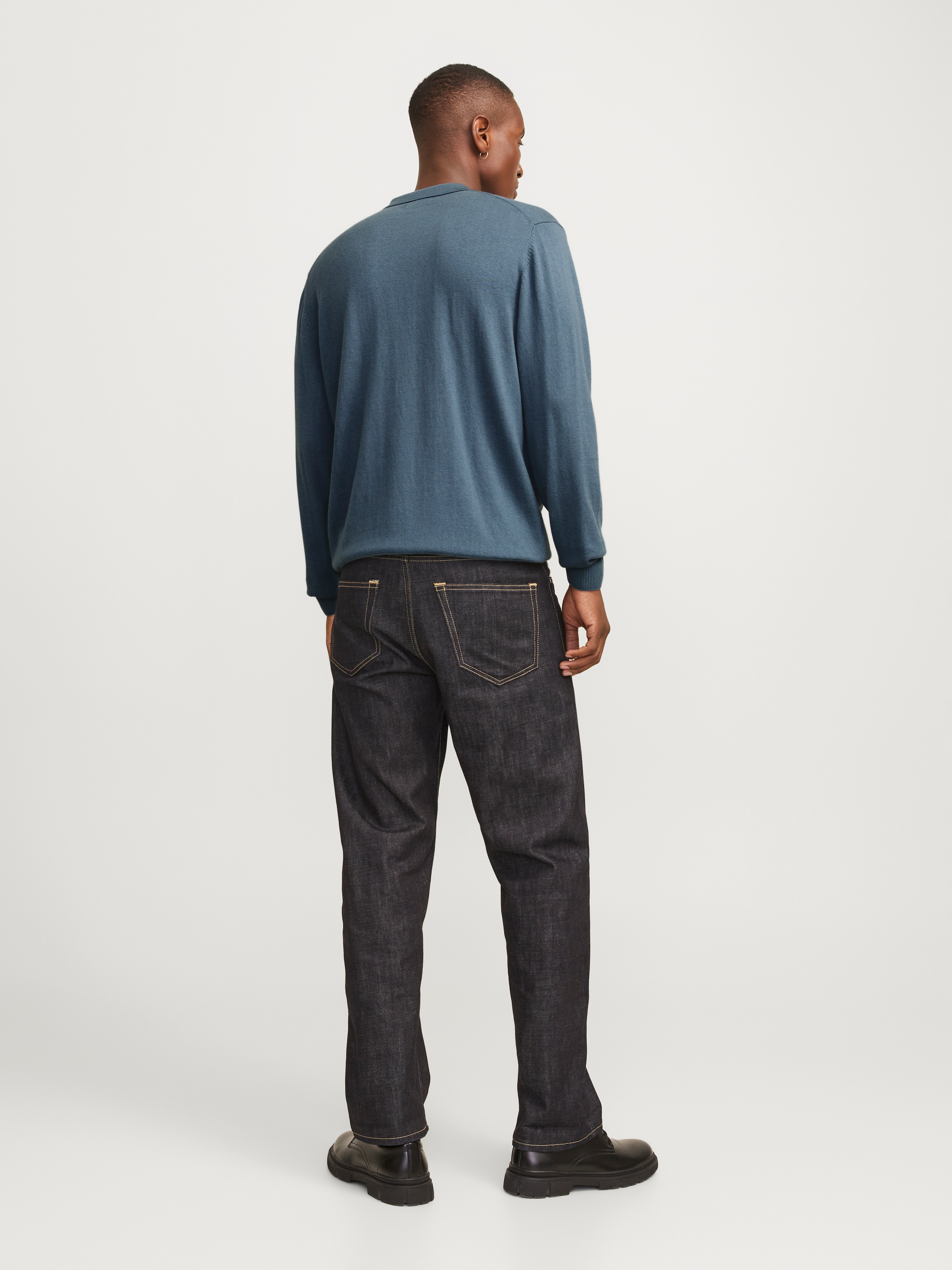 Jack & Jones Polokragenpullover »JJEEMIL KNIT POLO HALF ZIP LS NOOS«, mit Polo Kragen