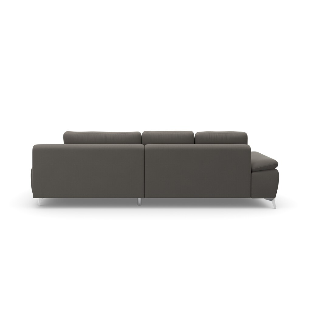 sit&more Ecksofa »Latigo L-Form«, mit Mega-Recamiere, wahlweise mit Bettfunktion und Bettkasten