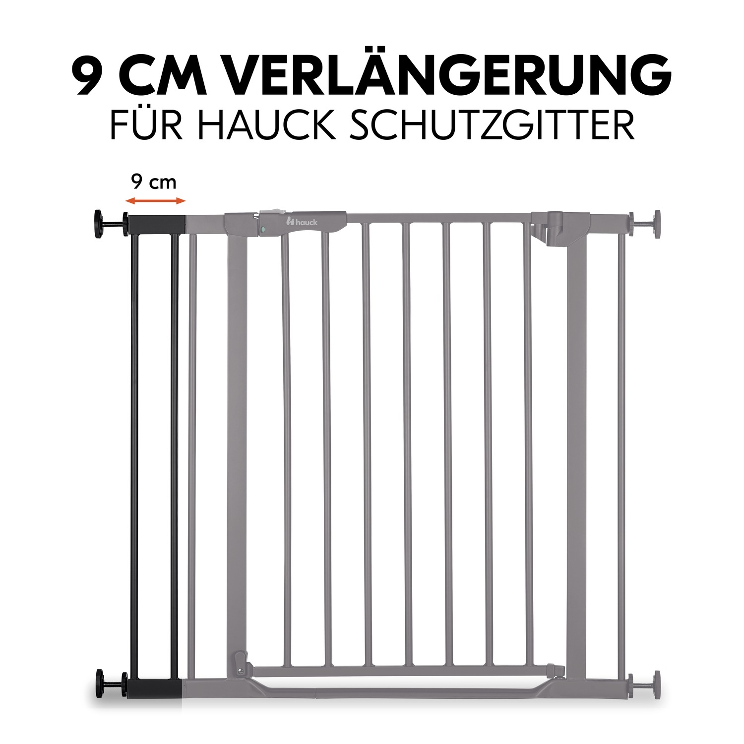 Hauck Verlängerung für Türschutzgitter »Extension, 9 cm, Black«