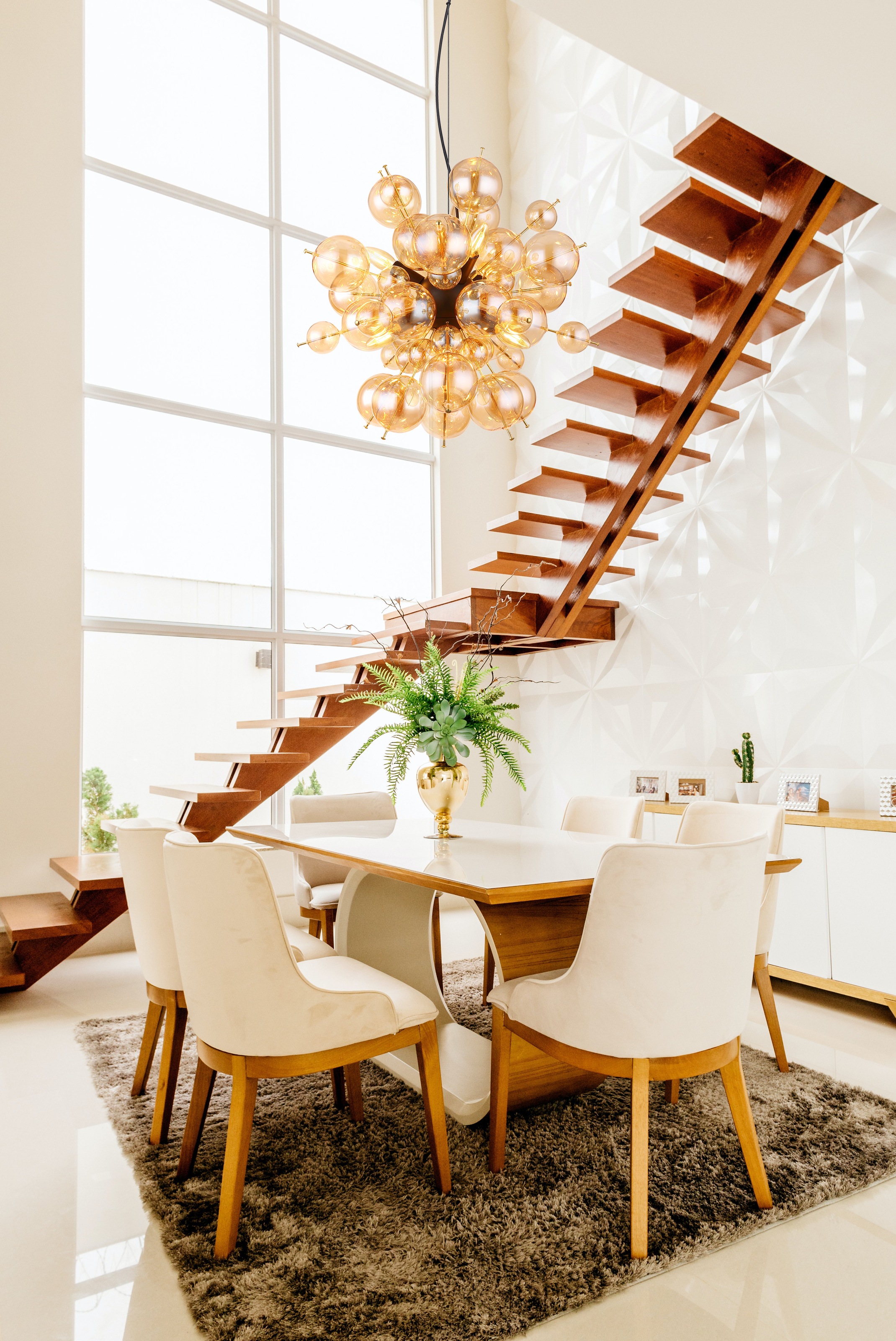 GLOBO LIGHTING Hängeleuchte »UDO«, Leuchtmittel E14 | ohne Leuchtmittel, Hängelampe/Pendelleuchte/Esszimmer/Wohnzimmer/Esstisch