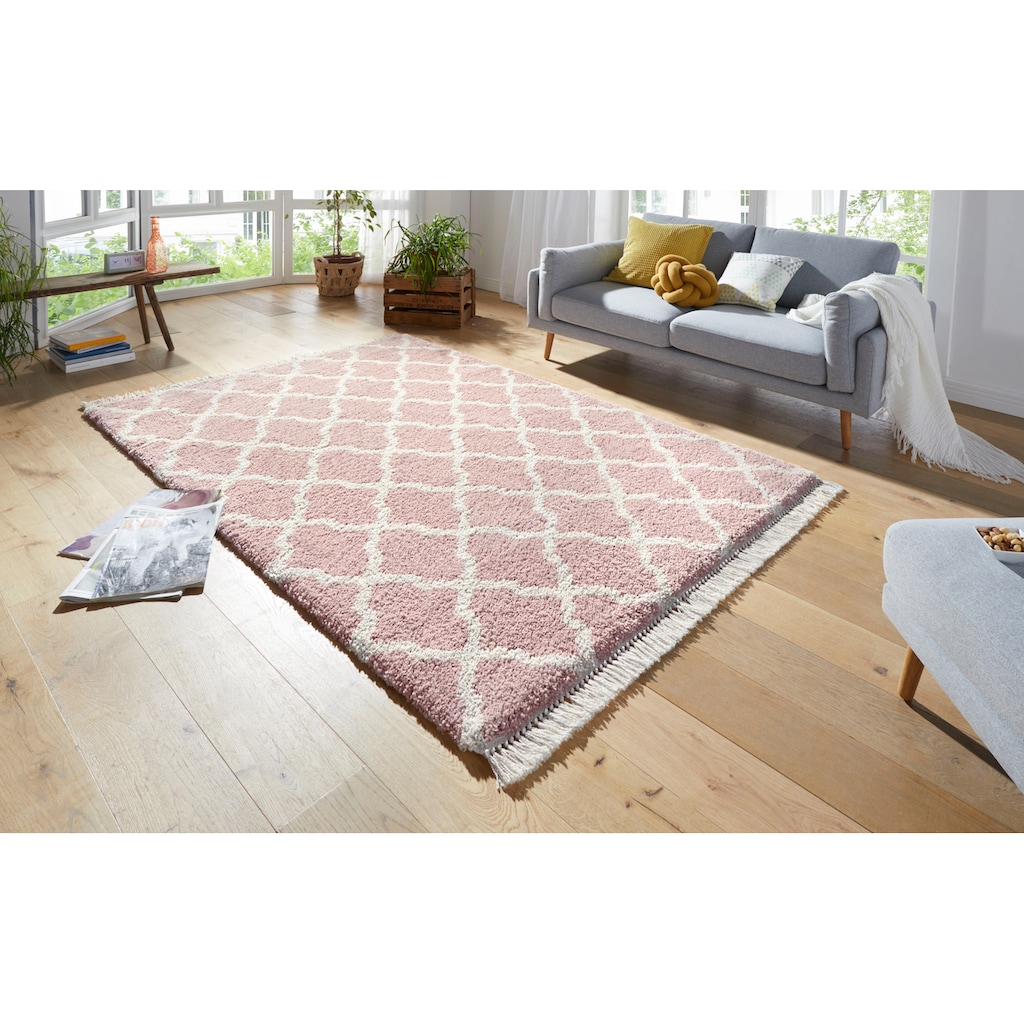 HANSE Home Hochflor-Teppich »Pearl«, rechteckig