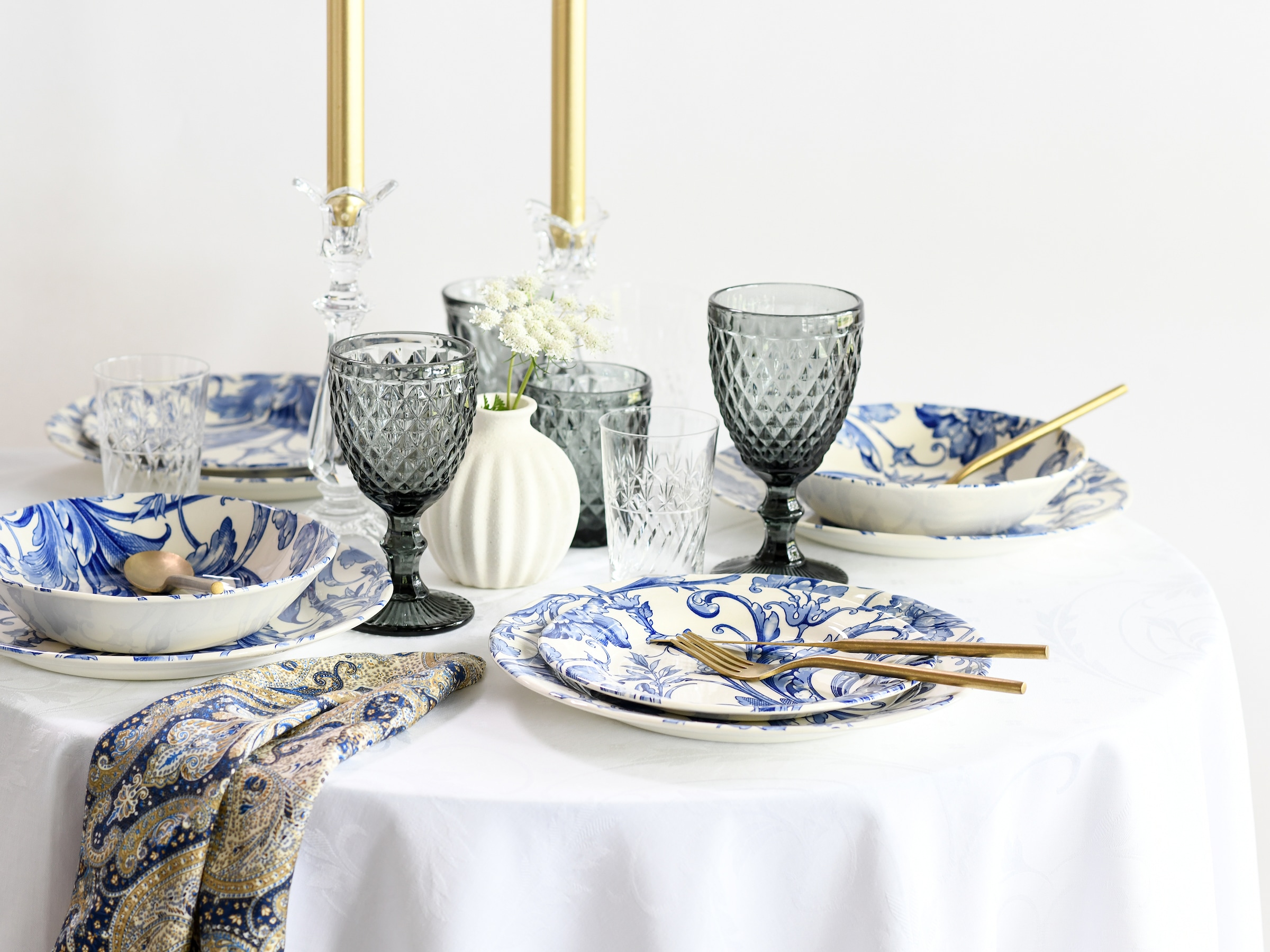 CreaTable Teller-Set »Venecia, Teller Set 18-tlg« Traditionell, Nostalgie