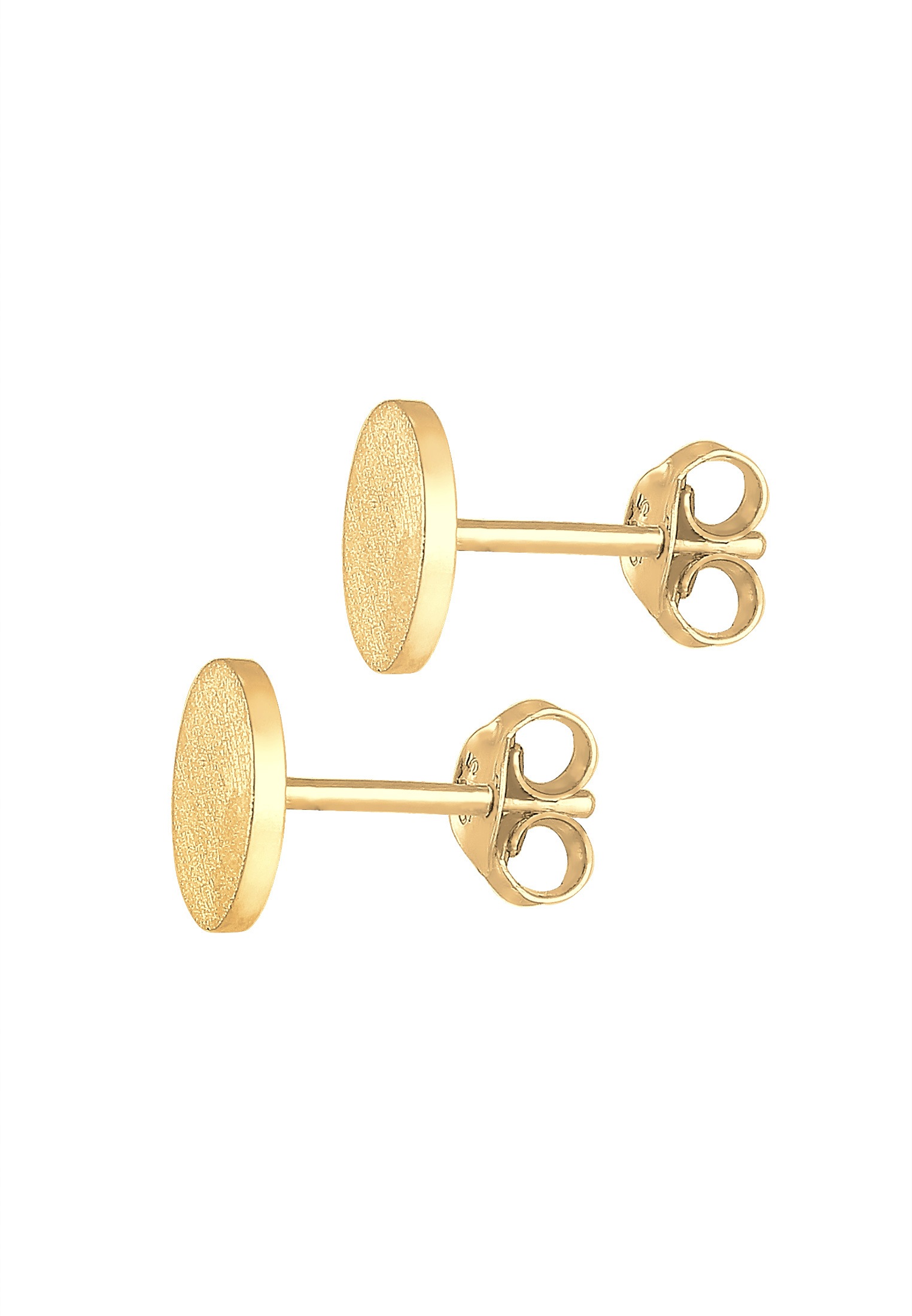 Kuzzoi Paar Ohrstecker »Ohrstecker Plättchen 925 Sterling Silver«