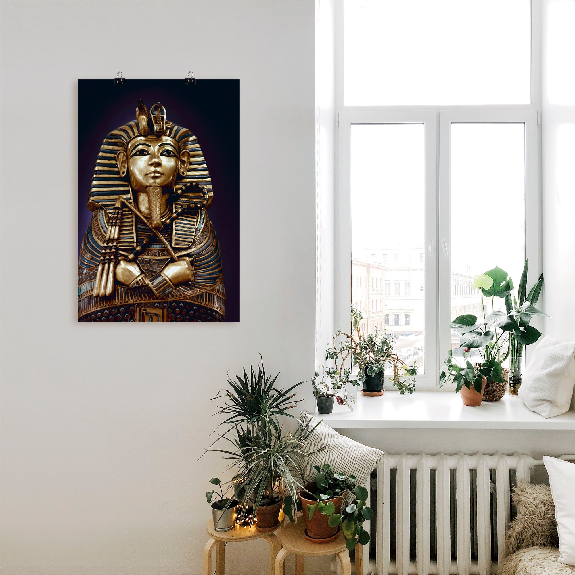 Artland Wandbild »Grabbüste von König Tutanchamun«, Menschen, (1 St.), als günstig online kaufen