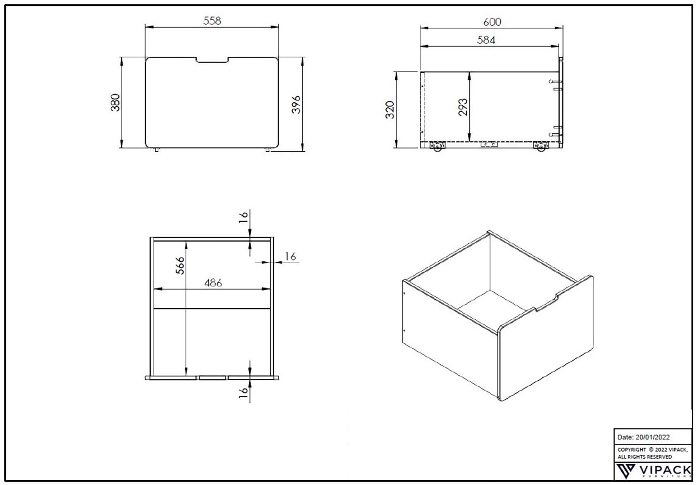 Vipack Spielbett »Scott mit niedriger Einstiegshöhe inkl. Leiter, Rutsche und Rollnrost«, in Kiefer massiv, weiß 90x200 cm, wahlweise ohne und mit Rollboxen