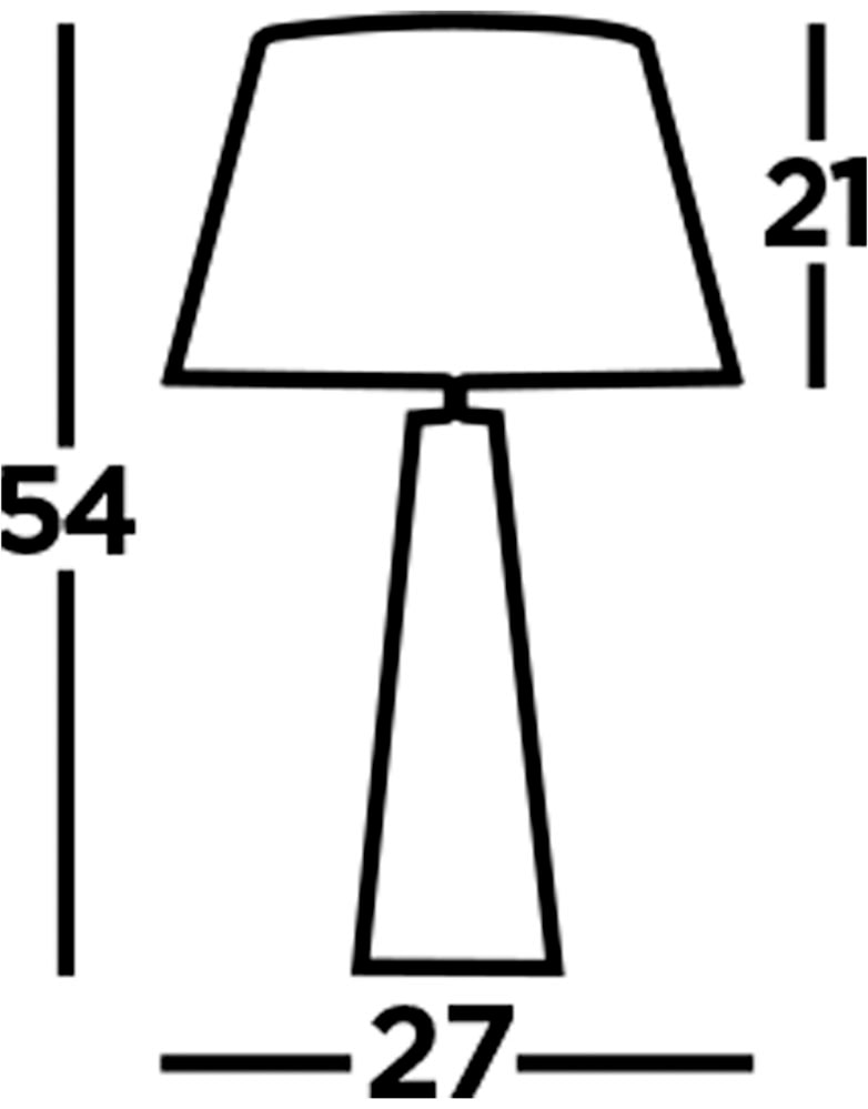 Searchlight Tischleuchte »Maldon Table Lamp - Gold Metal & Black Shade with Gold Inner« E27 1 Stk.