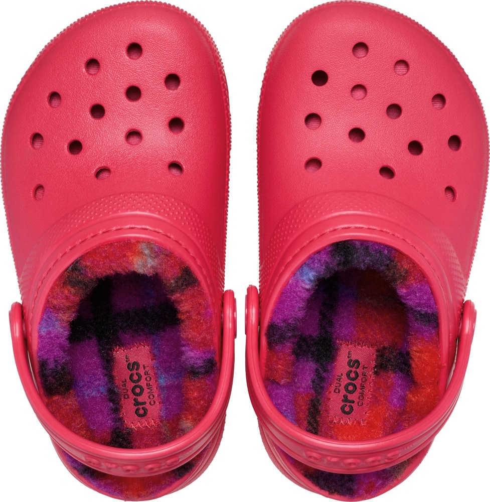 Crocs Hausschuh »Classic Lined Bold Clog T«, Clog, Homeslipper mit Warmfutter
