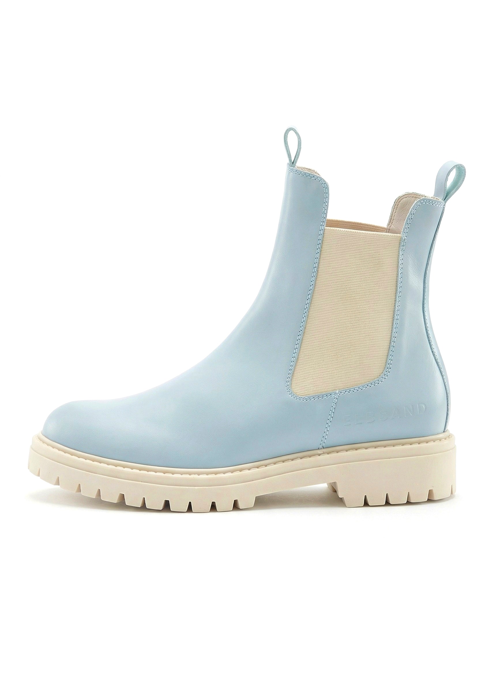 Elbsand Stiefelette »Schlupfstiefel, Bikerboots, Sommerstiefelette, Lederstiefelette«  Chelseaboots aus Leder mit Stretch-Einsätzen
